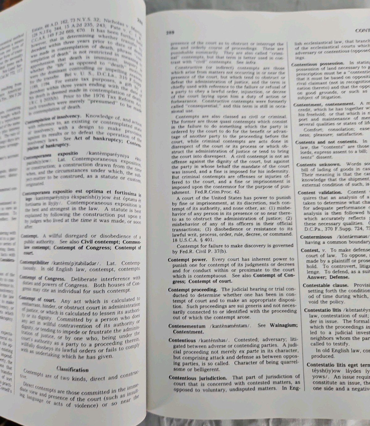 Black’s Law Dictionary Special Deluxe Fifth Edition Padded Hardcover 1979