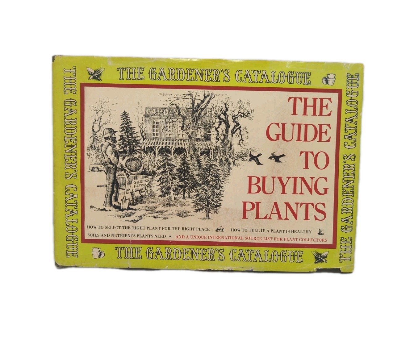 The Gardener’s Catalogue The Guide to Buying Plants 1976 Tom Riker HC DJ BCE