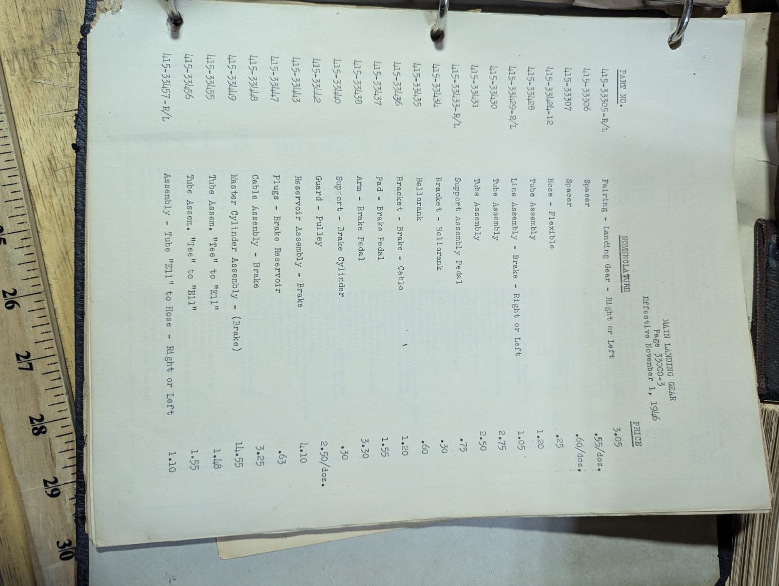 POOR CONDITION Boeing 707 Intercontinental & NAVAIR 01-755PAA-2-7 Parts Catalog