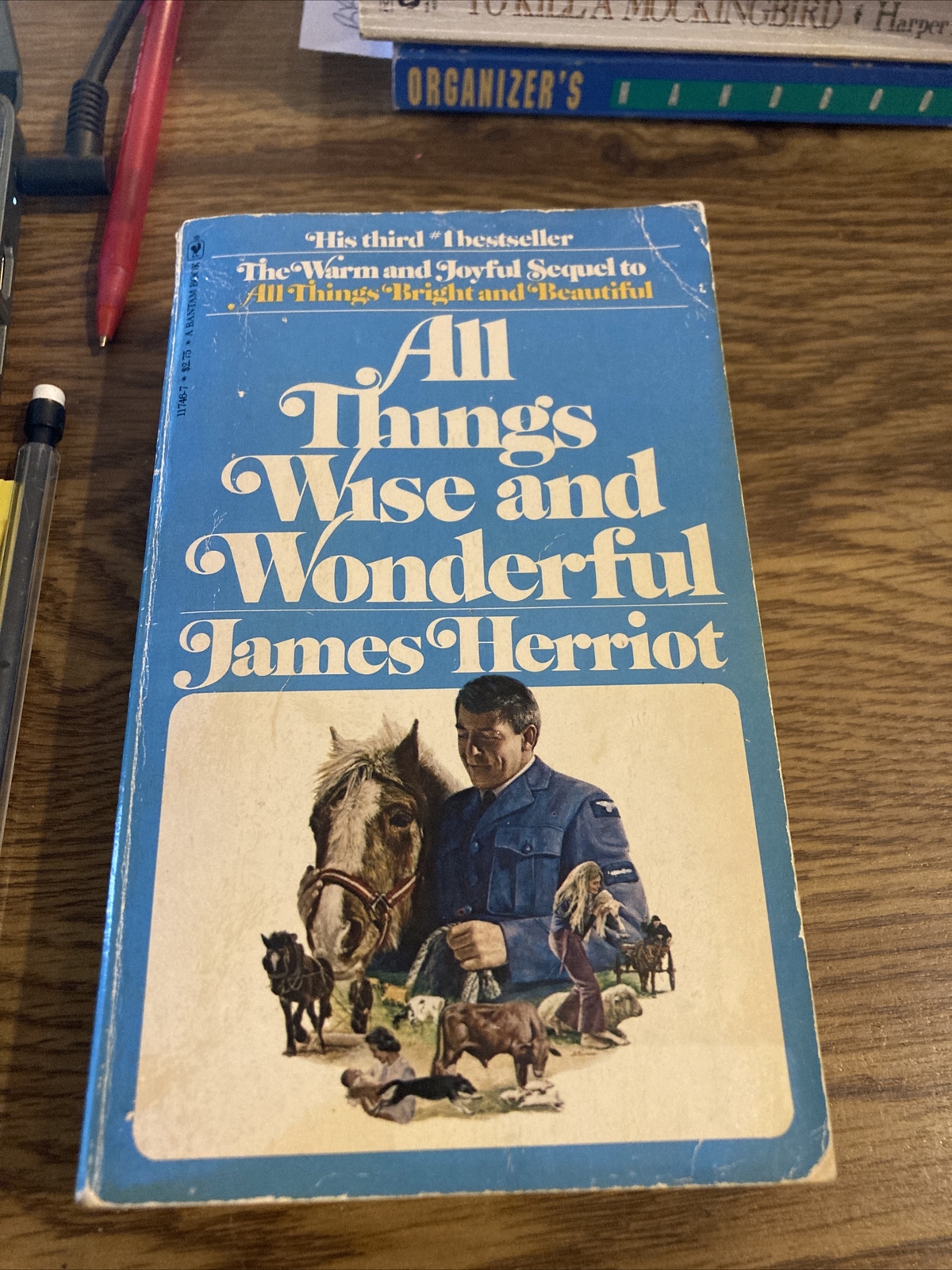 All Things Wise and Wonderful, James Herriot 1978 Bantam Paperback