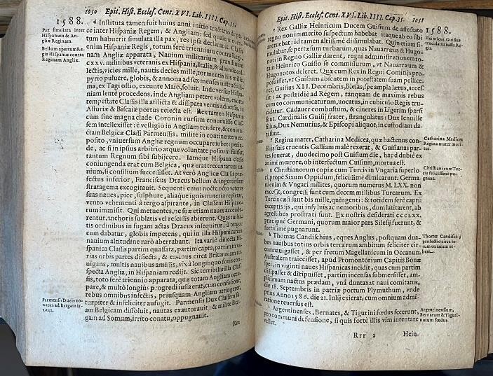 1608 Lucas Osiander ‚Epitomes Historiae Ecclesiasticae‘ Church History. Lutheran