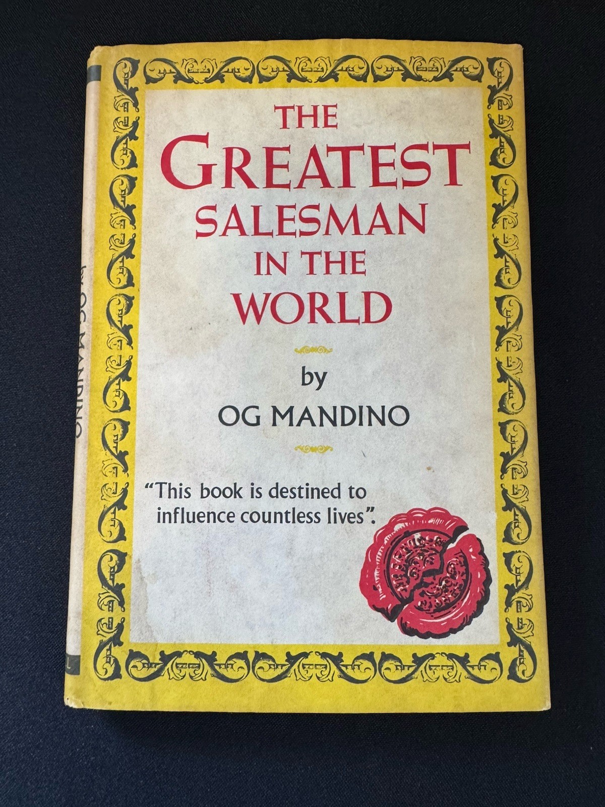 Signed June 1973 Ed. The Greatest Salesman in the World by OG Mandino HC w/ DJ