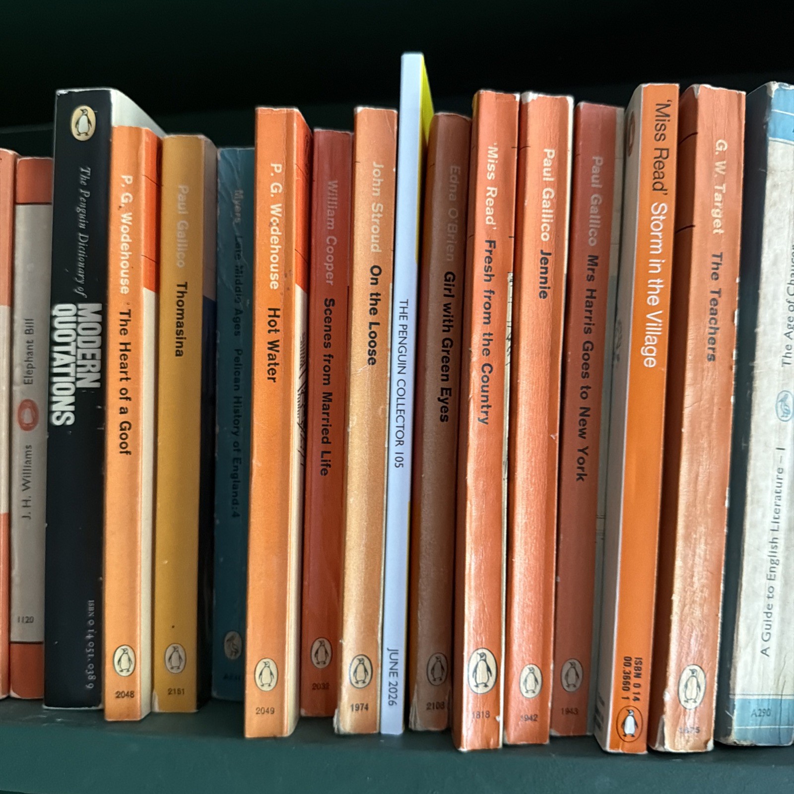 Job Lot 48 Vintage Penguin Paperback Books 1960s, 70s Mixed Titles/Authors