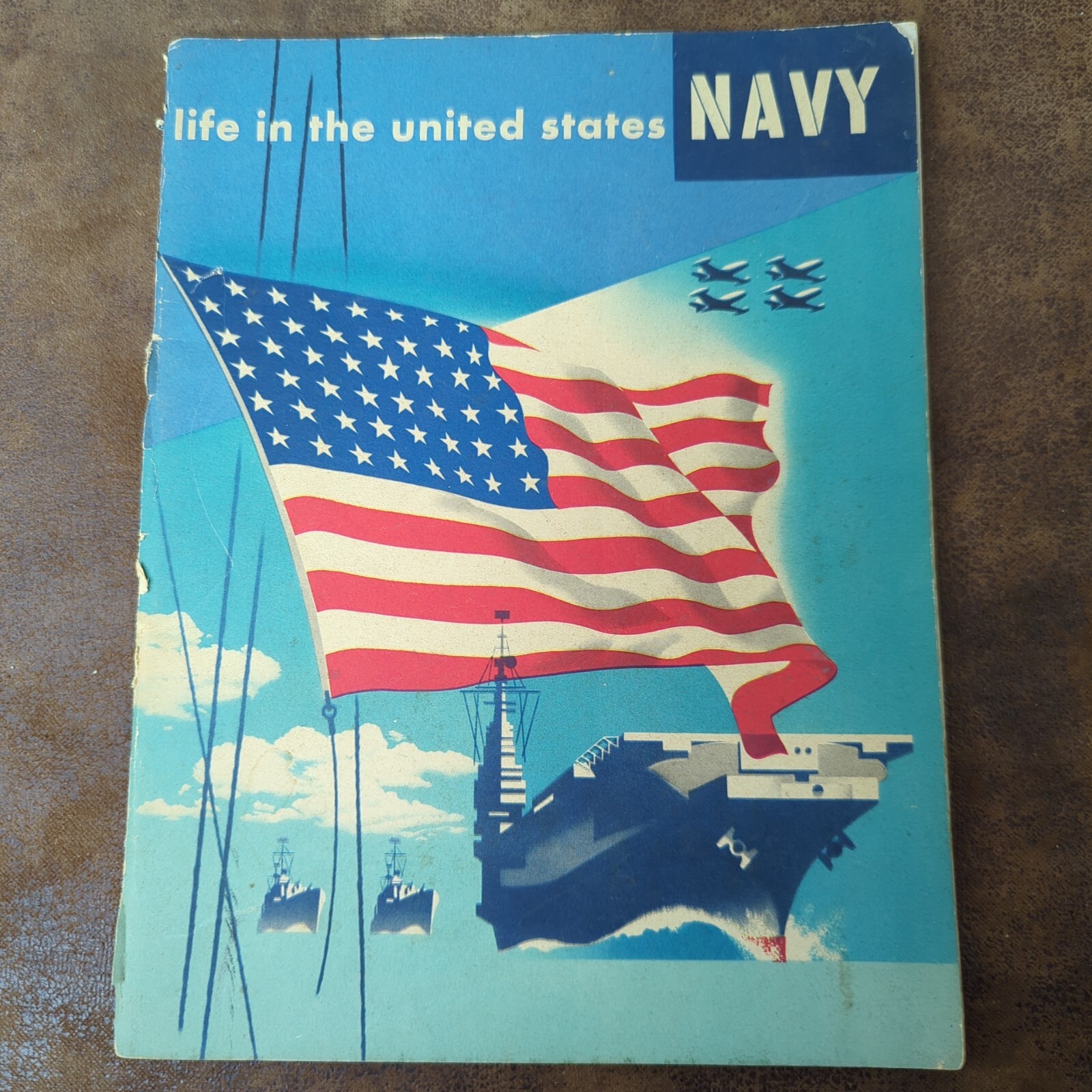 Life In The United States Navy USN Publication Trade Paperback 1952 Vintage