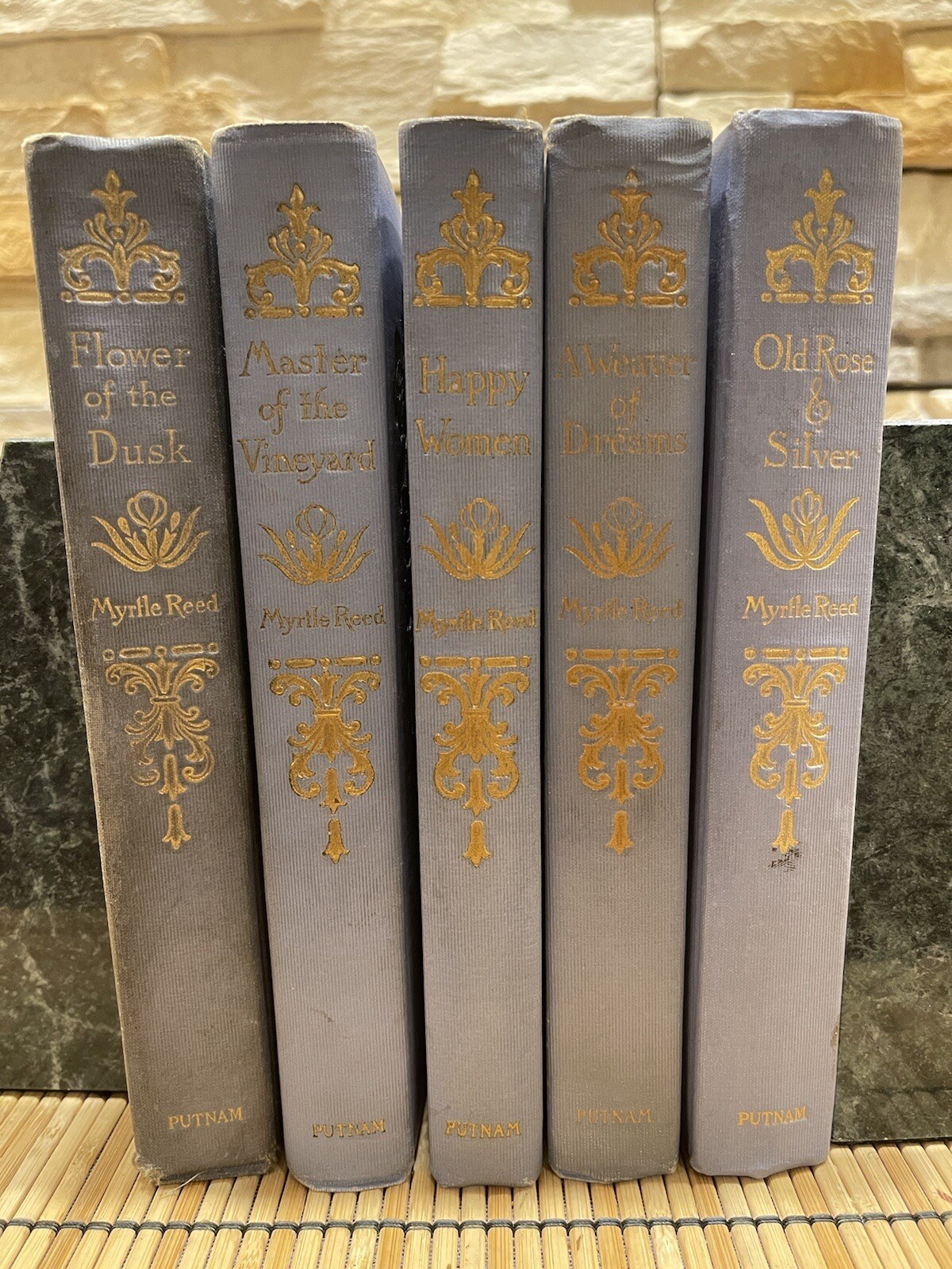 Set of 5 – 1900’s Novels by Myrtle Reed, G. P. Putnam’s Sons, New York & London