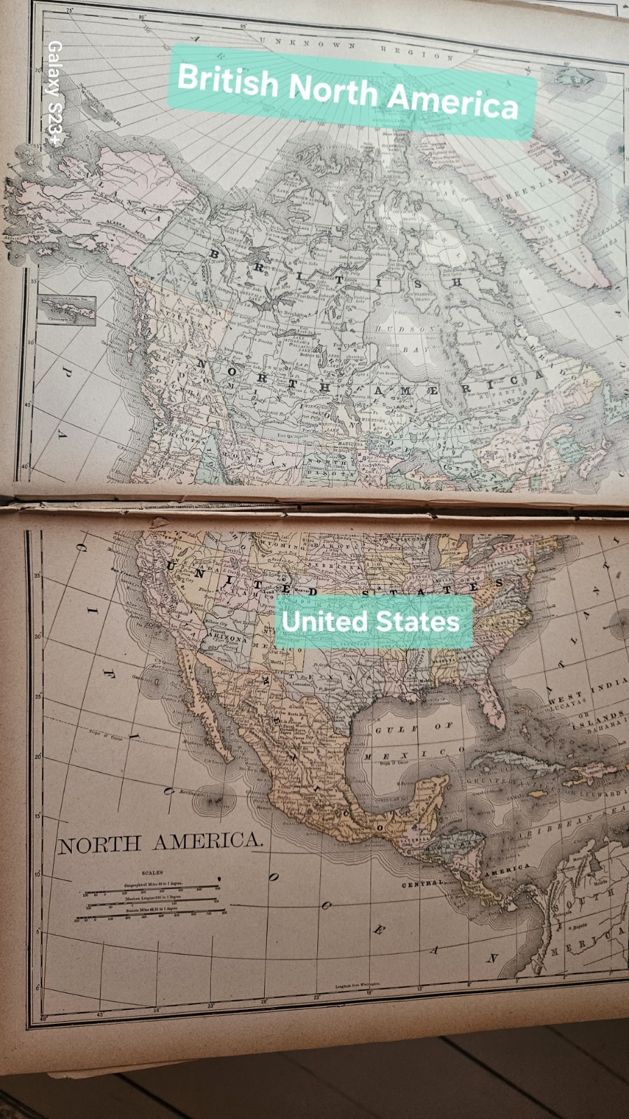 Indexed 1891 RAND McNALLY & Co New Family Atlas of the World Illus. Color MAPS