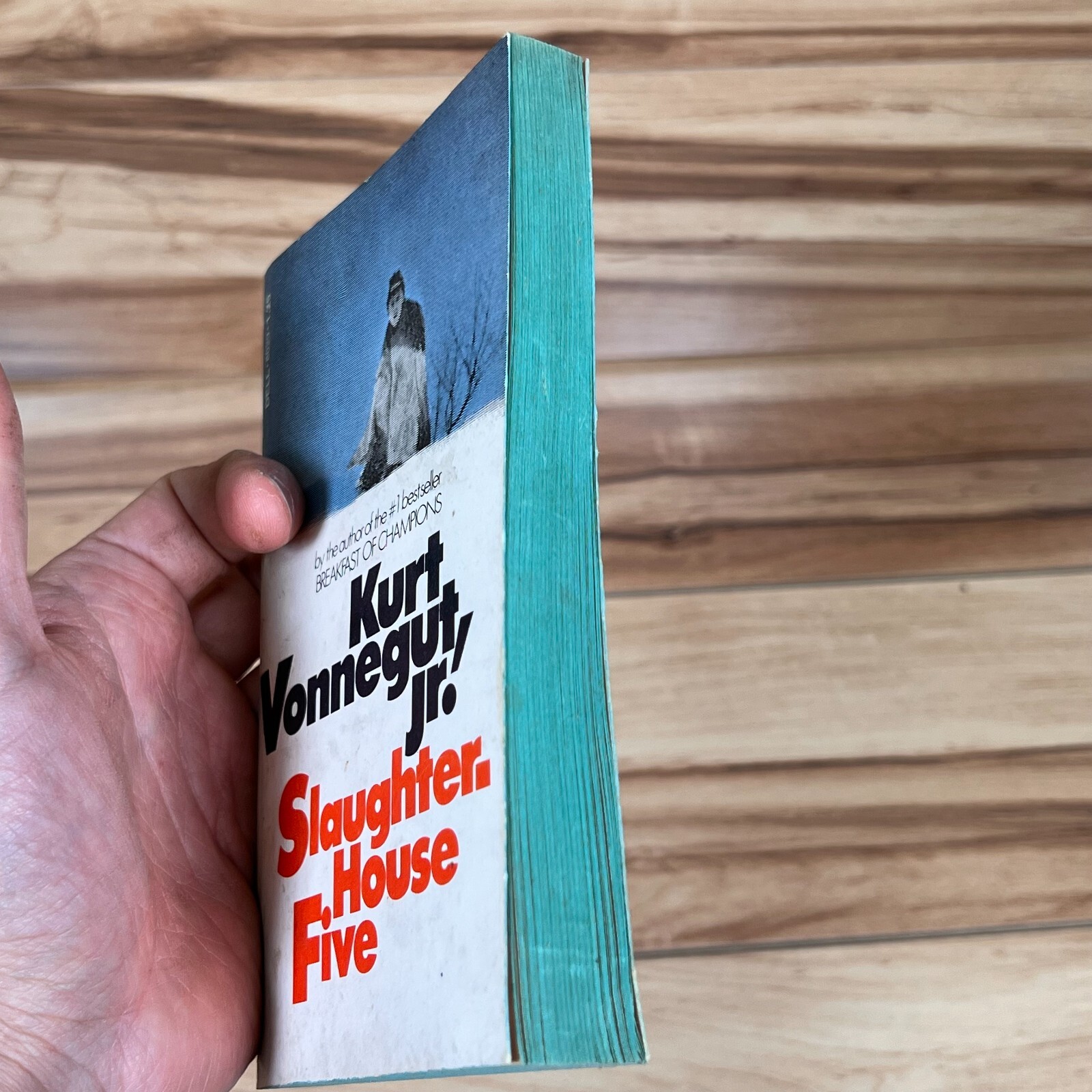Slaughterhouse Five, Kurt Vonnegut Jr. PB VTG 1974 Dell 11th printing Blue Edge