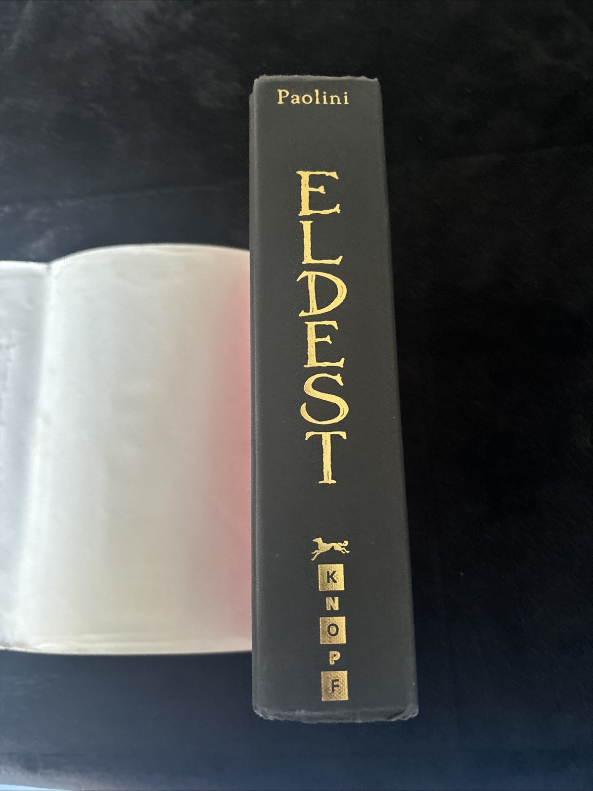 SIGNED~Eldest by Christopher Paolini, 1st Edition, 1st Printing, HC DJ