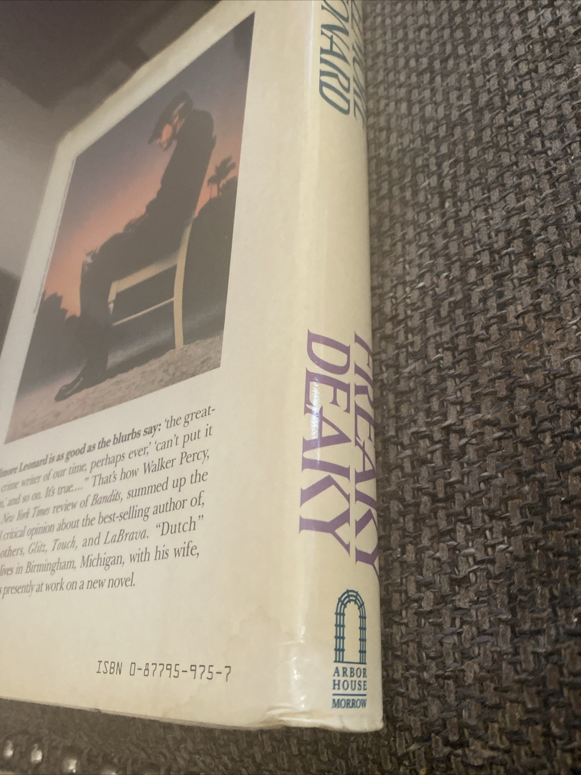 Elmore Leonard Freaky Deaky First Edition Signed Inscribed