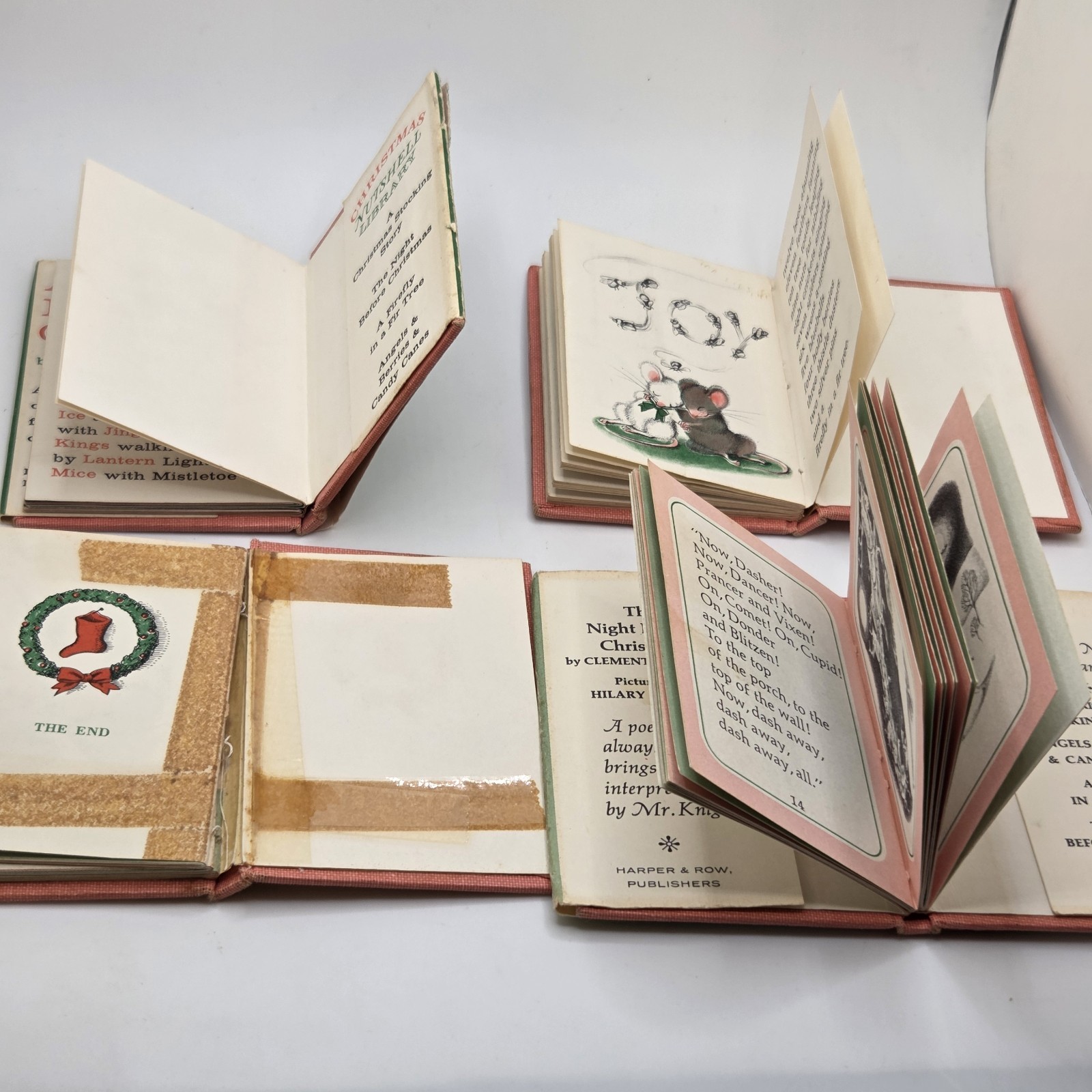 Harper & Row Christmas Nutshell Library Mini Boxed Set Hilary Knight HC