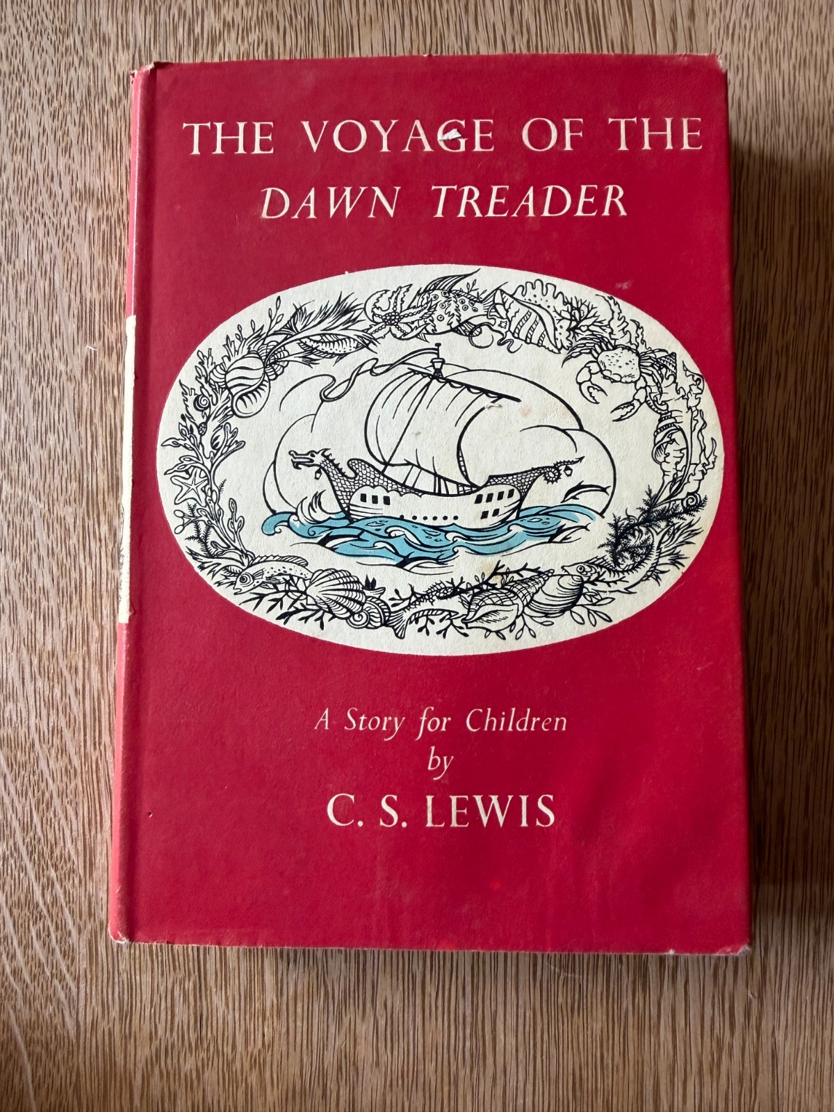 THE VOYAGE OF THE DAWN TREADER – CS Lewis – 1ST/3RD UK EDITION. w/orig. DJ