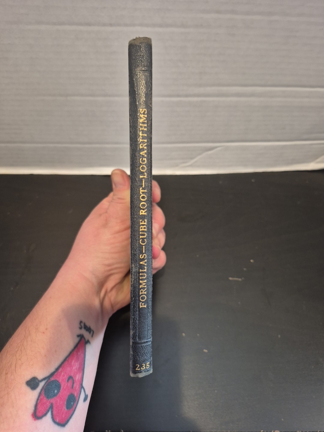 1938 International Textbook Co. FORMULAS CUBE ROOTS LOGARITHMS Hardcover Book