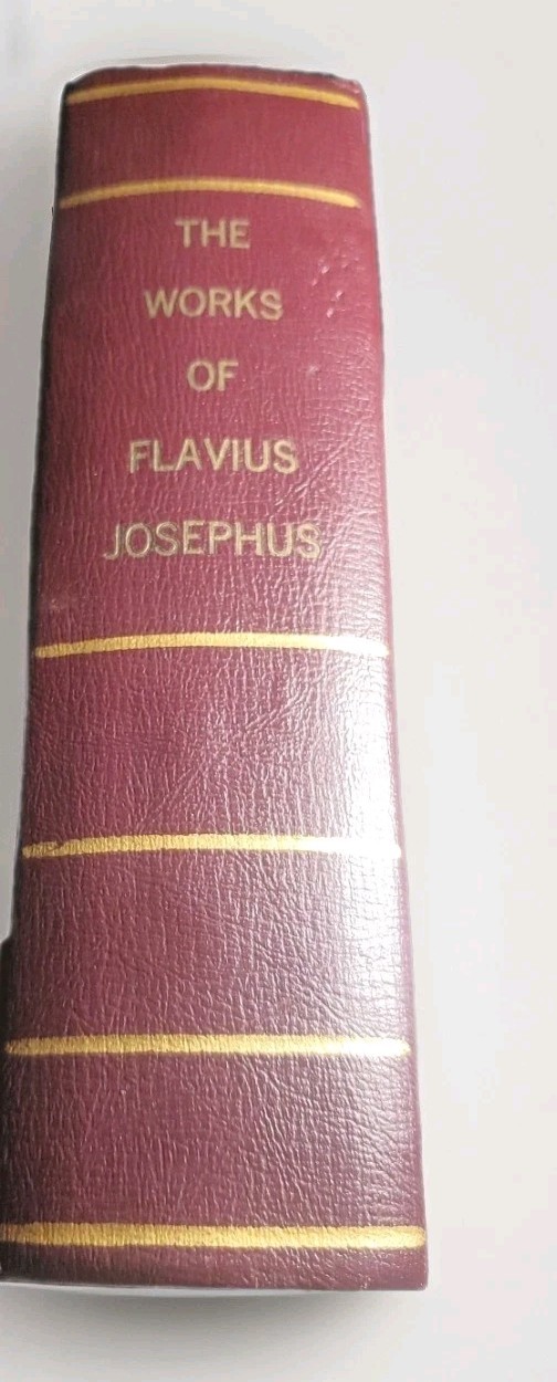 Antique The Works of Flavius Josephus With 3 Added Dissertations 1855 1800s