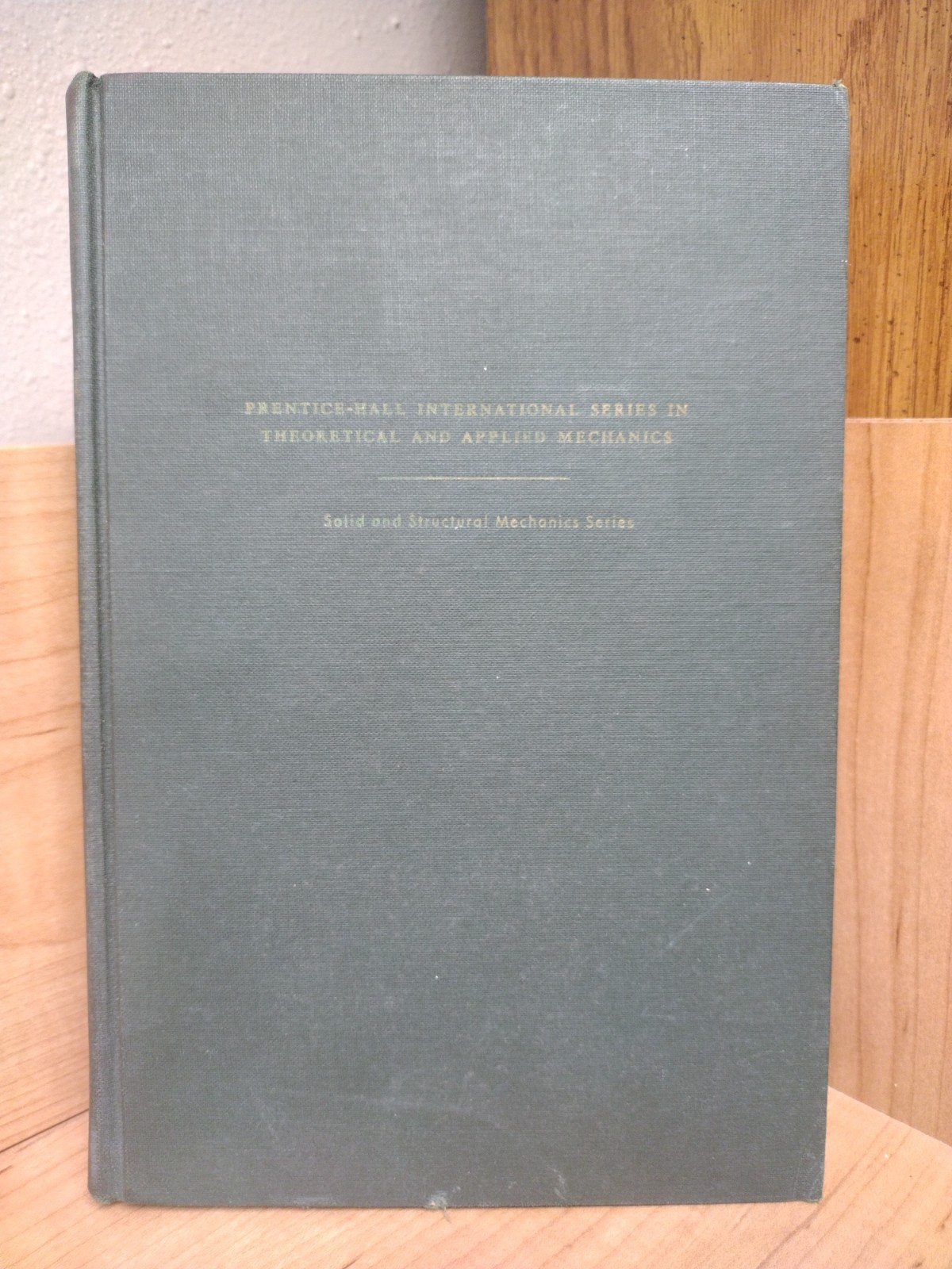 Introduction to Photomechanics A.J. Durelli W.F. Riley 1965 Prentice-Hall 402pgs