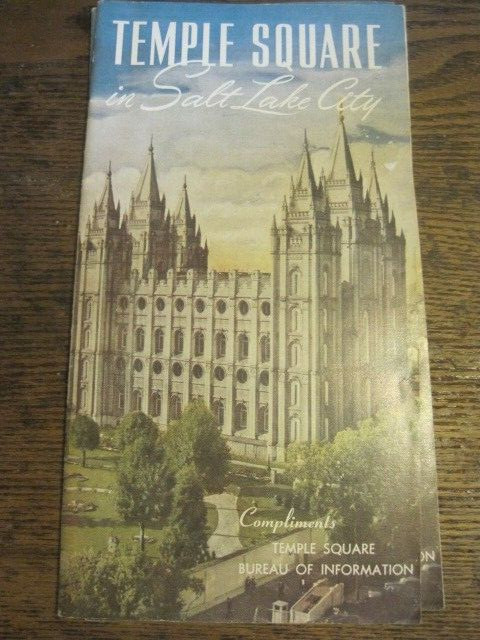 VTG Temple Square In Salt Lake City Utah LDS Mormon-HISTORY