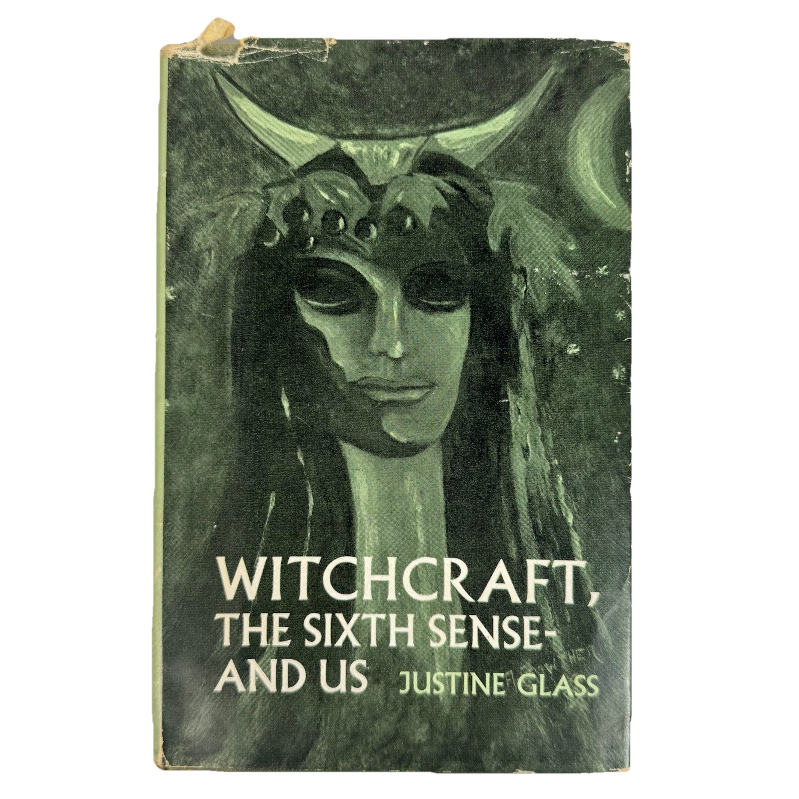 Witchcraft The Sixth Sense And Us Justine Glass 1965 HC DJ Occult Book