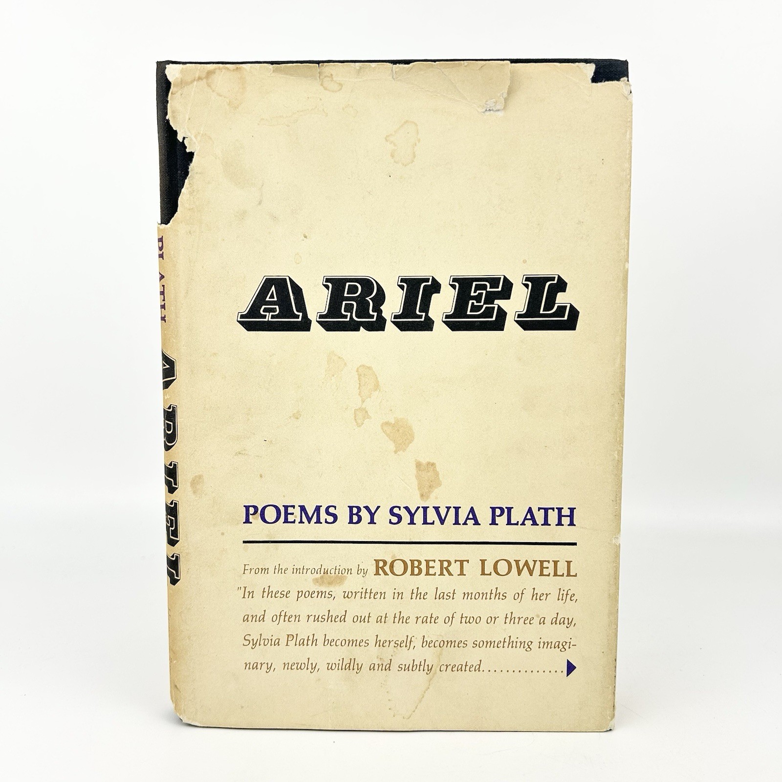 Ariel Poems By Sylvia Plath 1966 Early Edition Hardcover