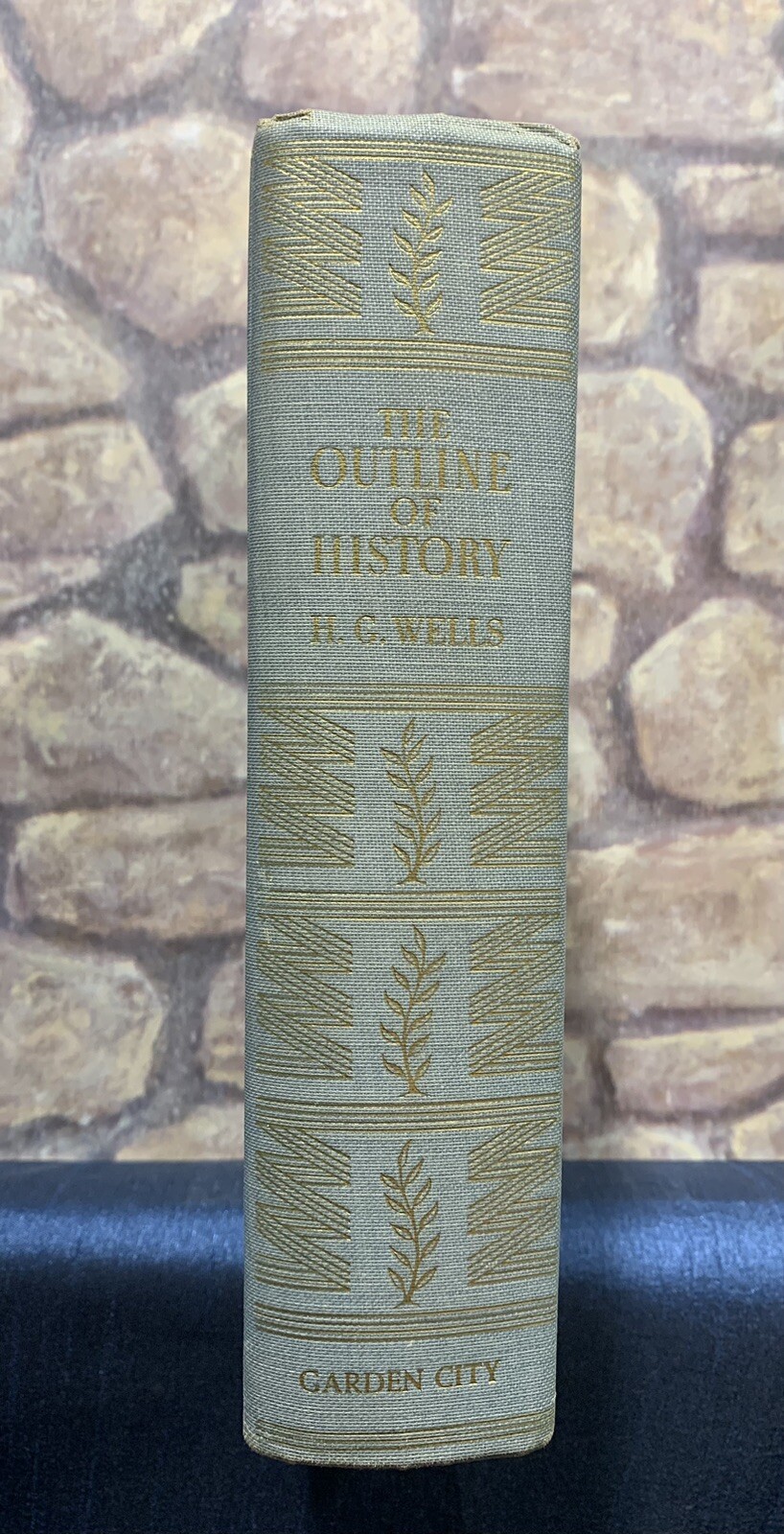 The Outline of History H.G. Wells 1949 Garden City HC Vintage History Book