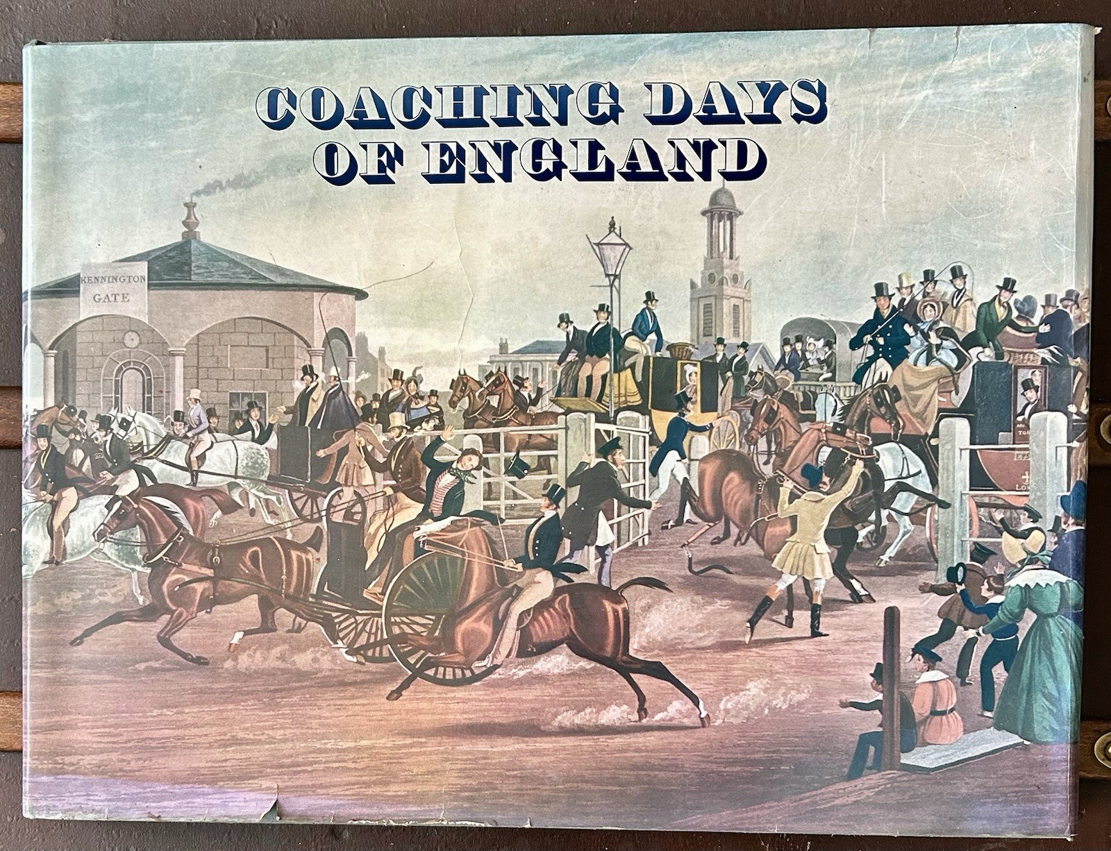 Coaching Days of England Large Oversized Vintage Hardcover Book Dust Cover 1966