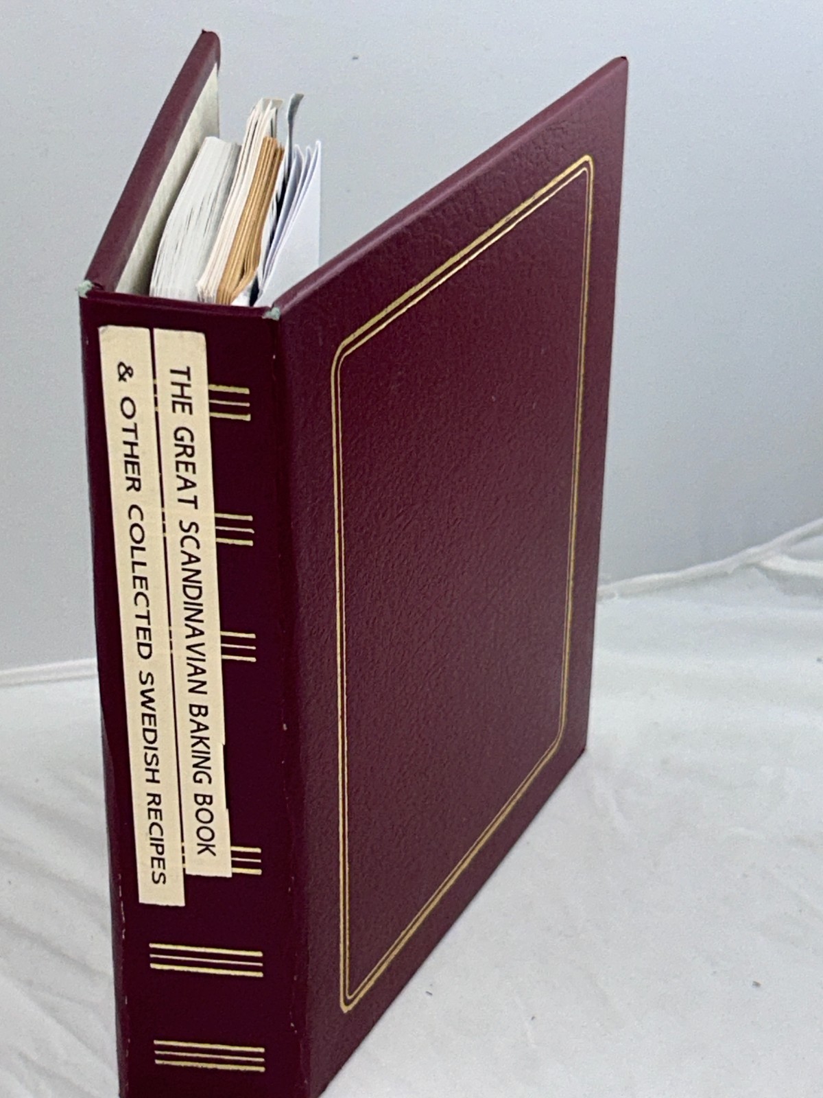 Grandma’s Swedish Recipes, Some Handwritten, Photocopies, 3-Ring Binder Vintage