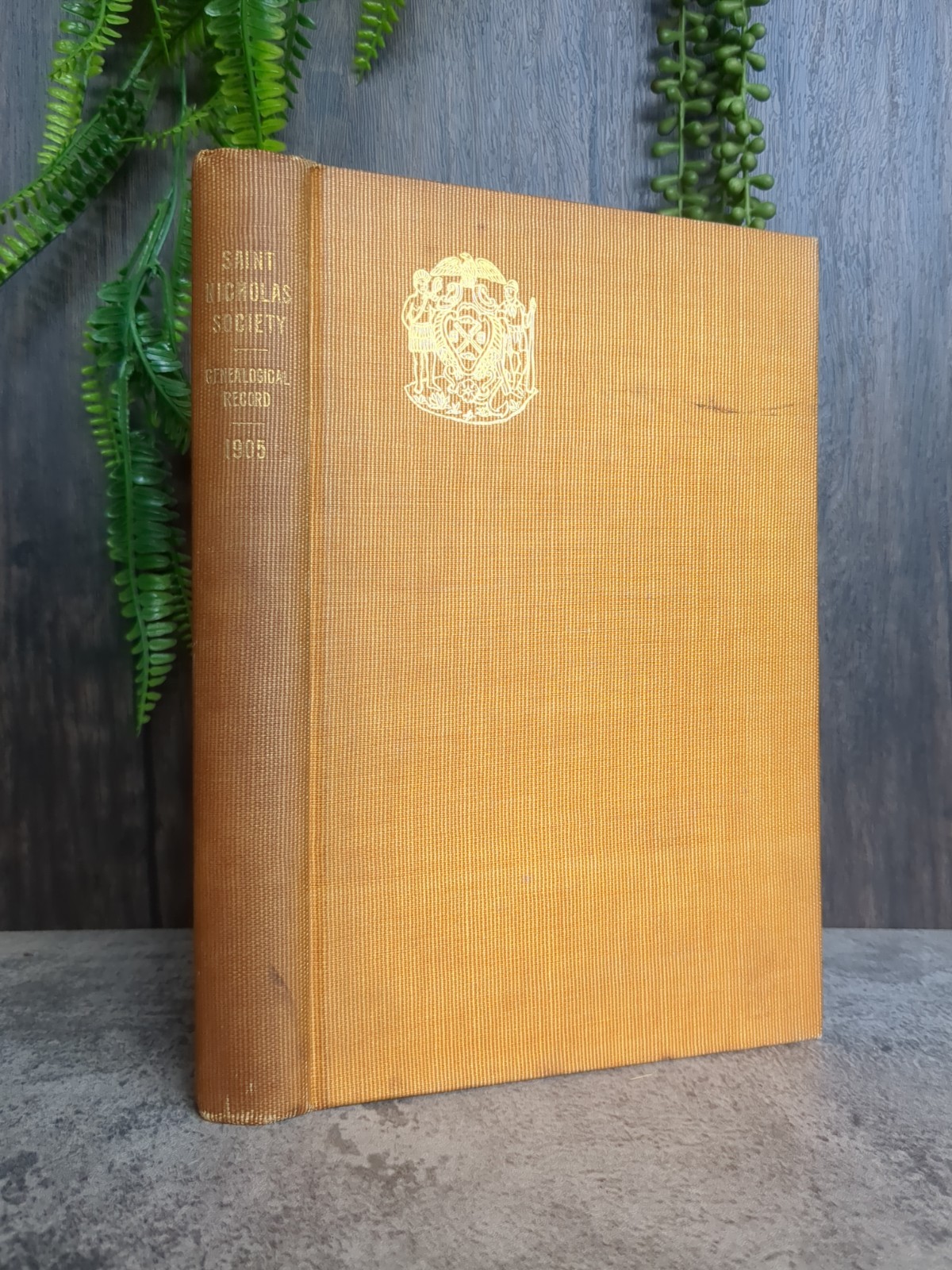 SAINT NICHOLAS SOCIETY OF NEW YORK — Genealogical Records & Biographies, 1905