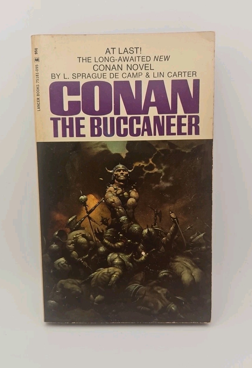 Conan The Buccaneer & Warrior Lancer Paperbacks 1967 & 1971 1st Editions VG Cond