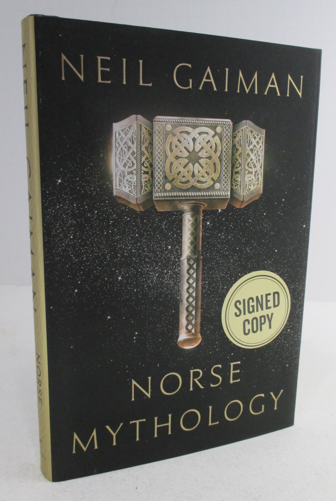 SIGNED 1st ED „Norse Mythology“ NEIL GAIMAN Hardback DJ 2017 W.W. Norton