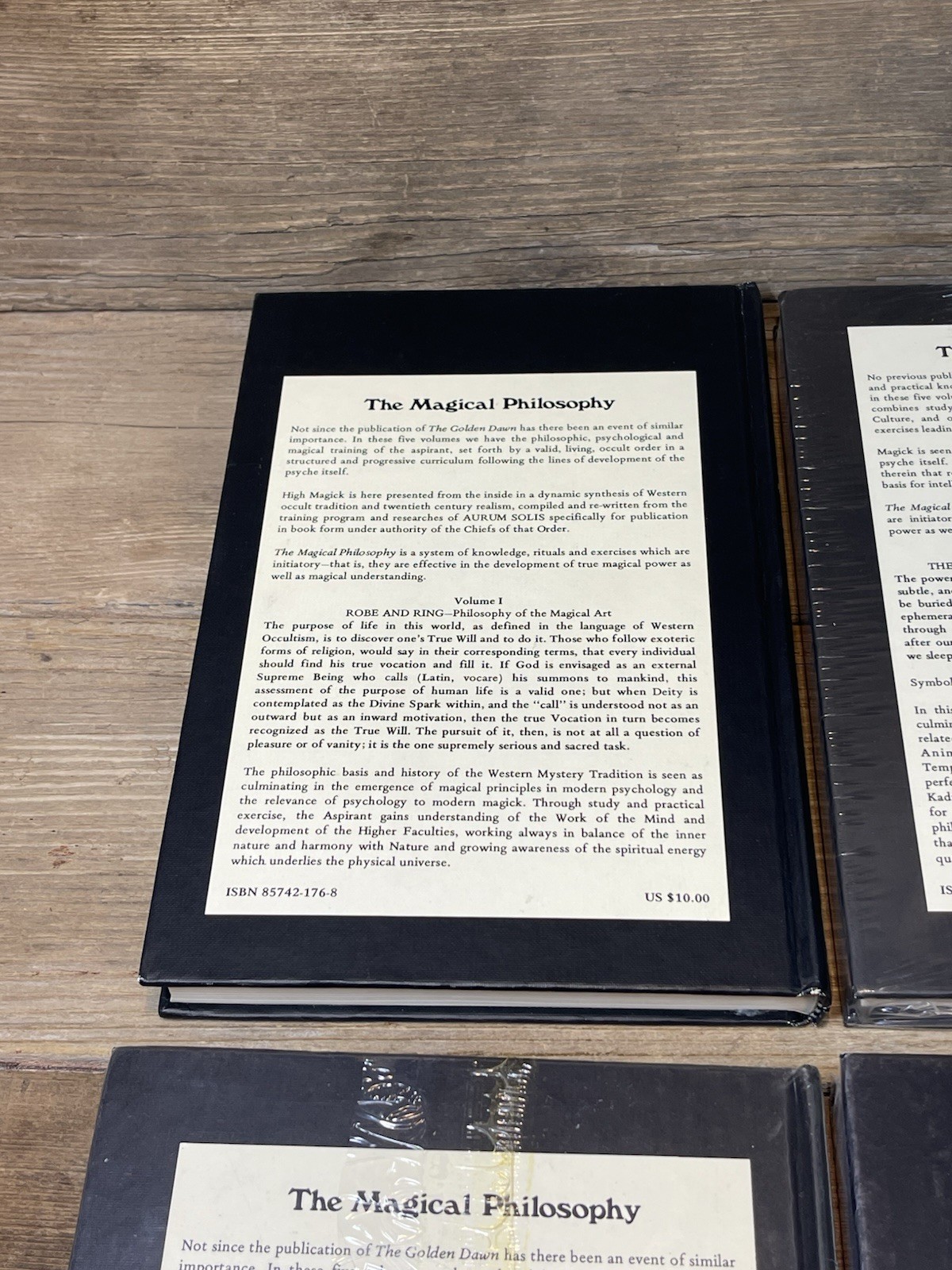 “The Magical Philosophy” Denning Phillips 1st Edition Hardcovers Vol 1-4 (3 New)