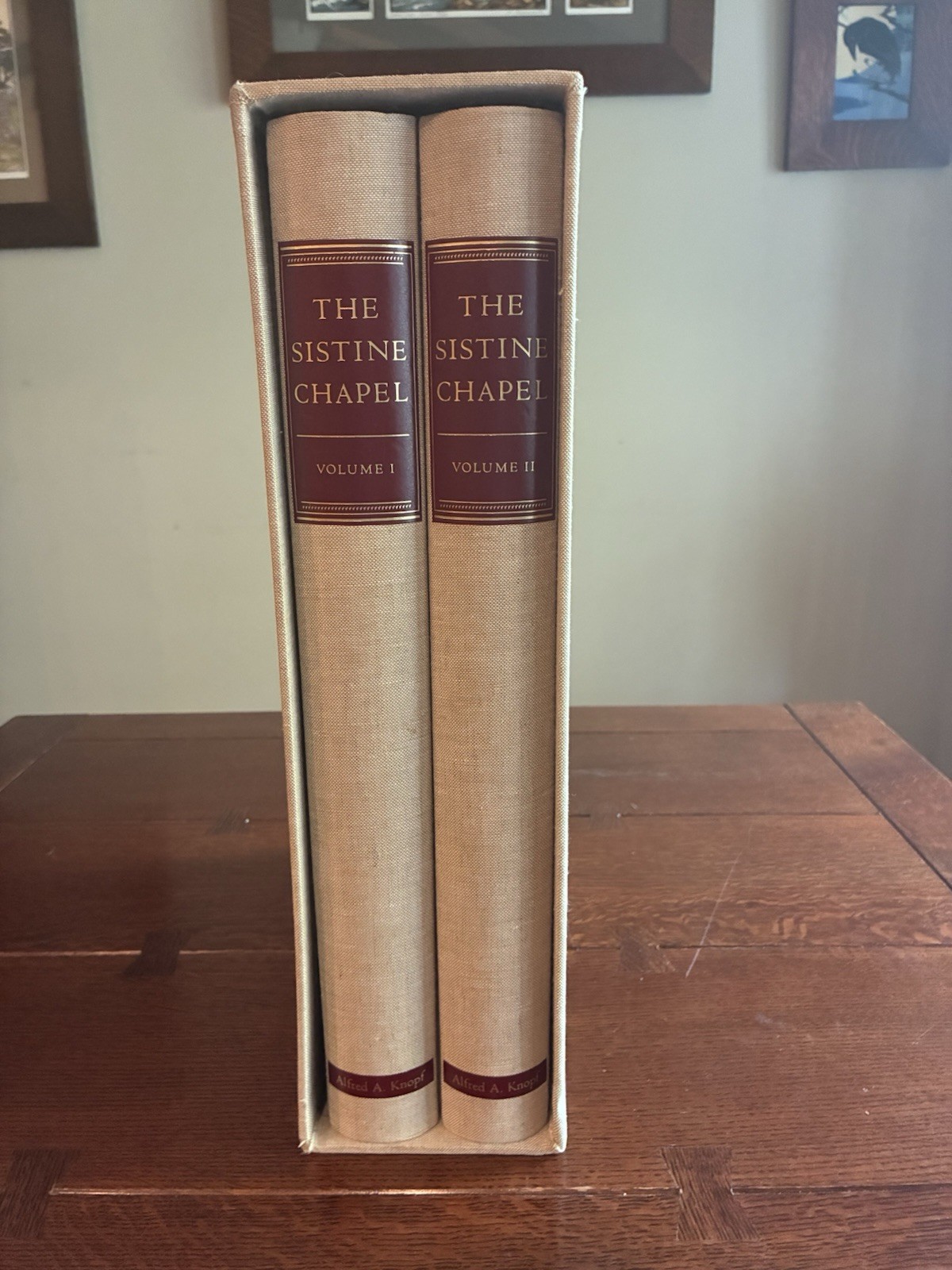 Sistine Chapel: 2 Volume Numbered Set 825/2500 In Slipcase