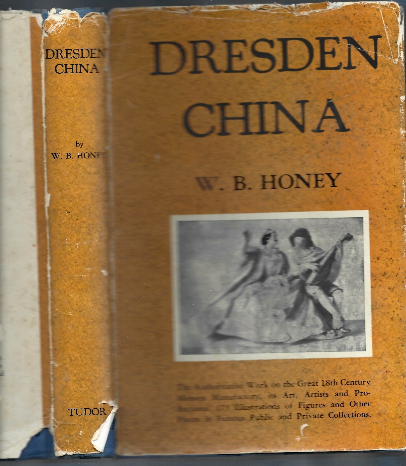 Dresden China HB w/unclipped dj- W.B. Honey-1946 copyright-223 pages-Meissen