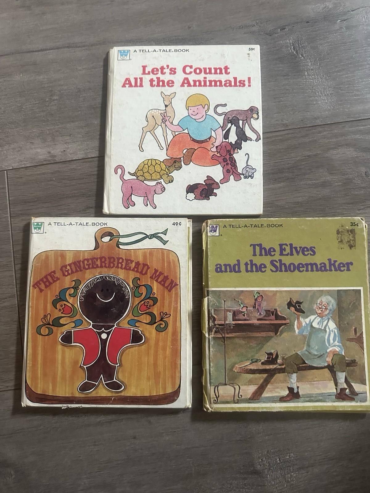 Vintage Whitman Tell-a-Tale Books Lot Of 3