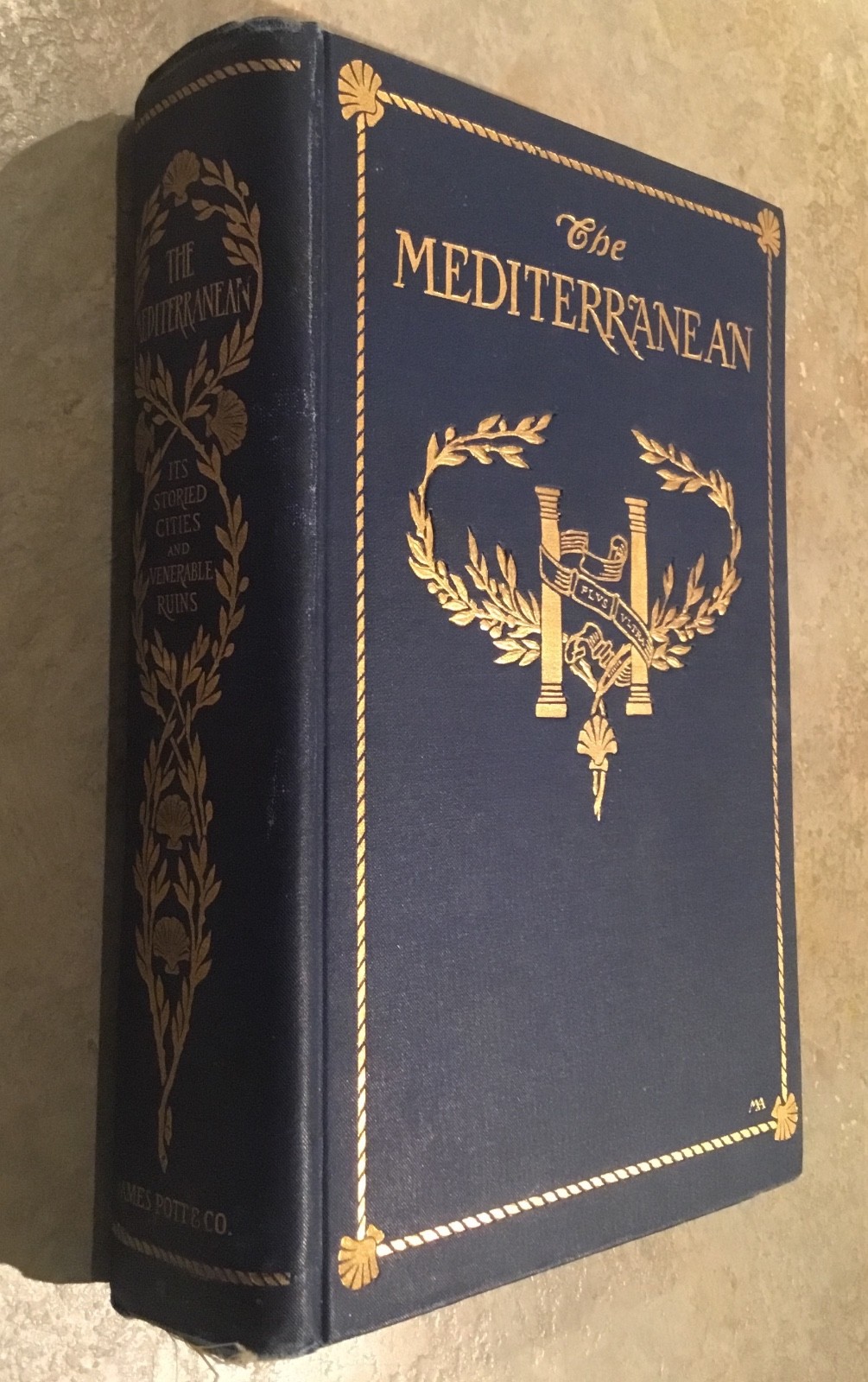The Mediterranean Its Storied Cities & Venerable Ruins 1902 1st Edition MA w map