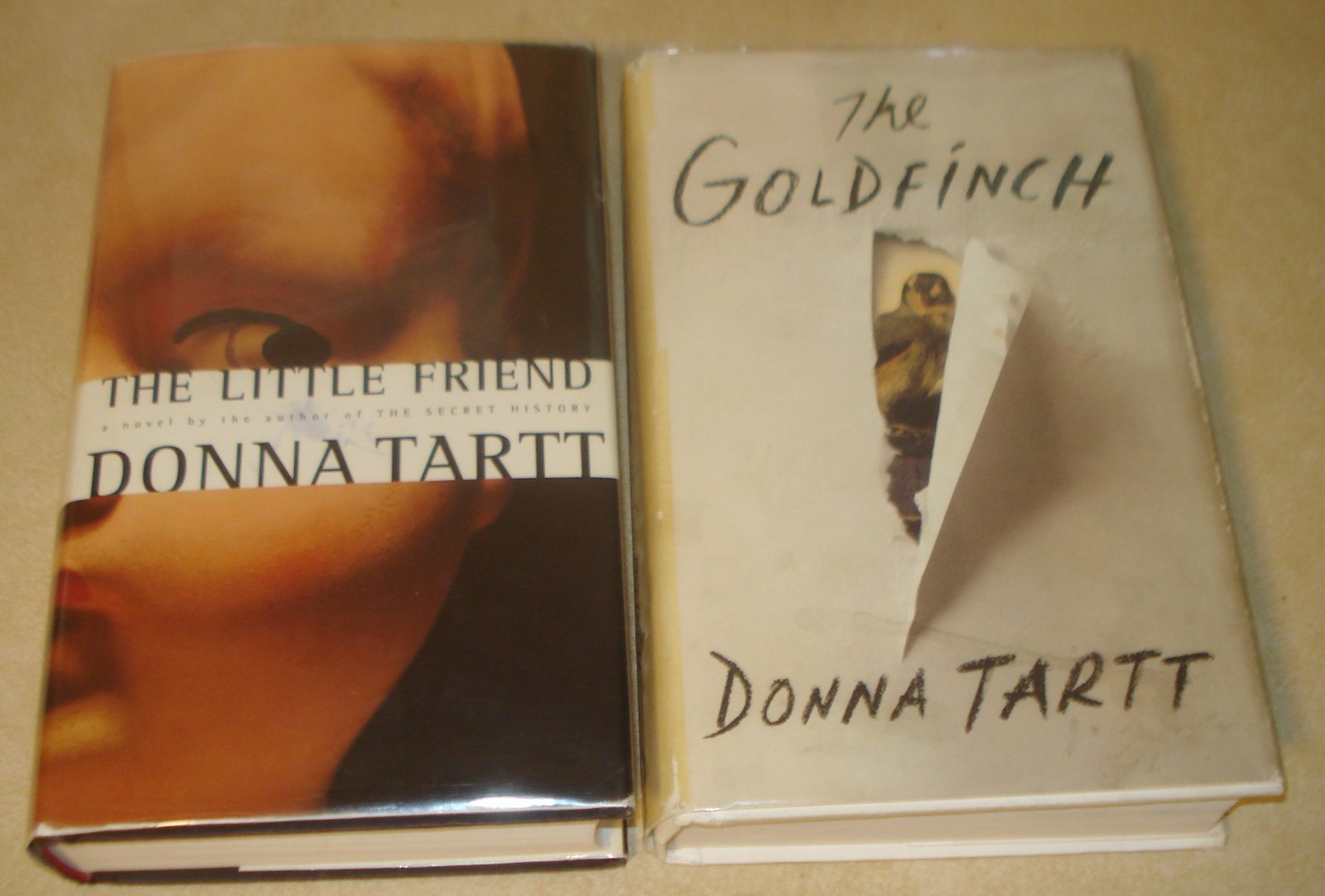 2 Donna Tartt 1st Ed 1st Print The Goldfinch The Little Friend HCDJ Pulitzer
