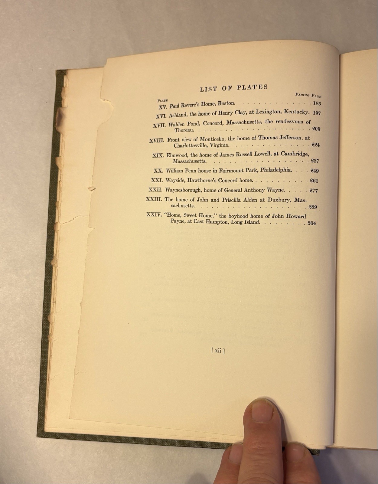 Homes of Famous Americans By Sherlock, Chesla C. 1925 Vol 1 Inscribed/Signed
