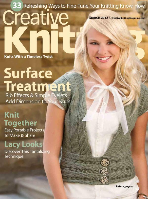 CREATIVE KNITTING MAGAZINE 59 Unique Issue Collection On USB Thumb Drive