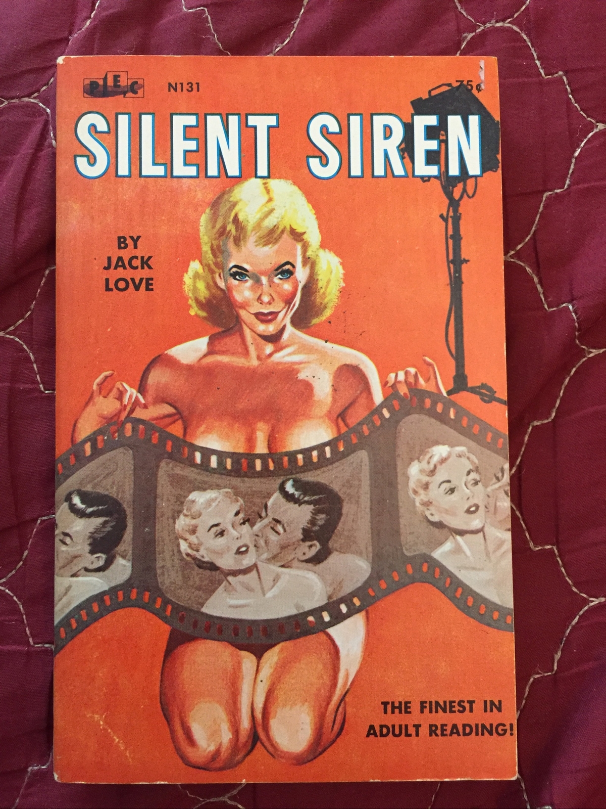 Sleaze Vintage Pb gga, Silent Siren by Love, PEC Book N131, 1966, VG+