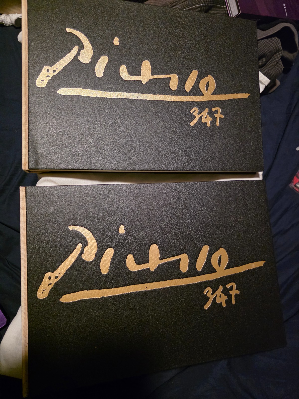 PICASSO 347. 2 VOLUMES IN CLAMSHELL BOX FIRST EDITION 1970 good condition