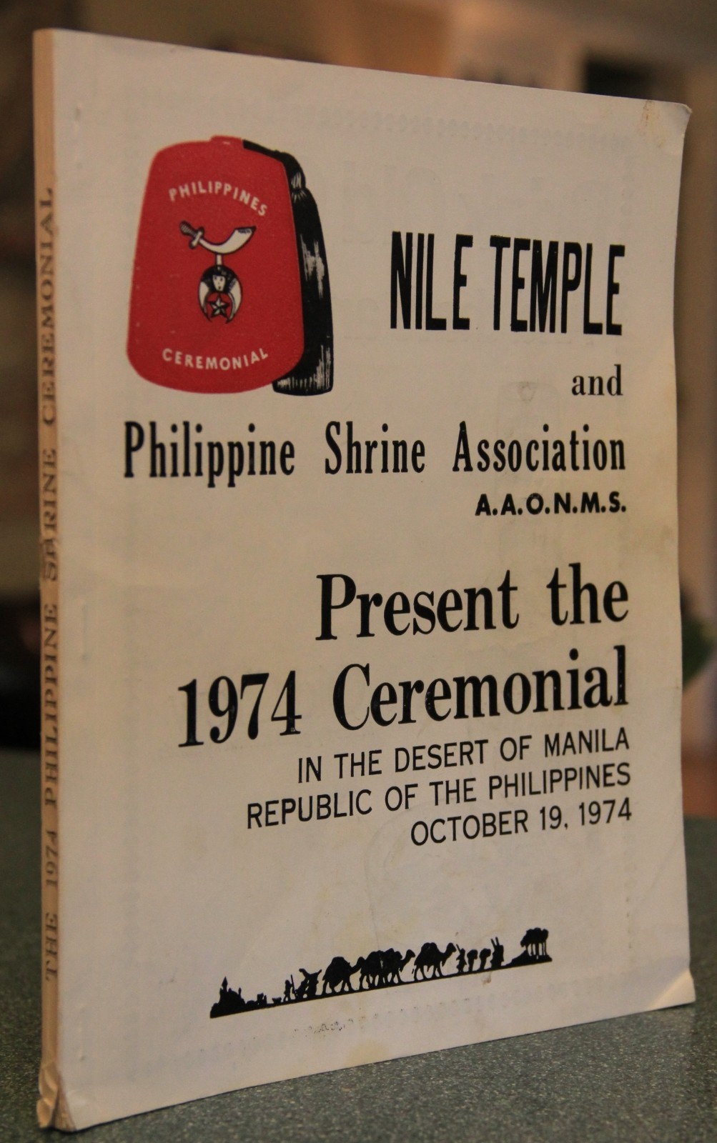 Nile Temple, 1974 Ceremonial, Philippine Shrine Association, Manila, good shape
