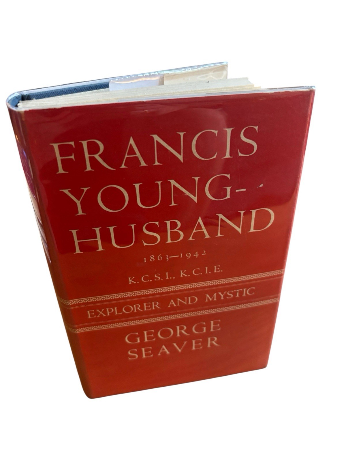 Francis Younghusband George Seaver Explorer & Mystic Esoteric VG 1st