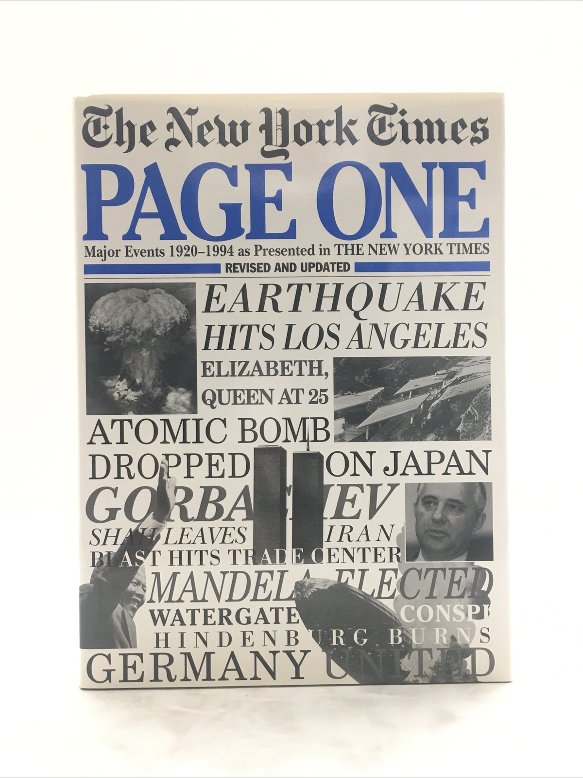 THE NEW YORK TIMES PAGE ONE BOOK 1920-1994 (Revised and Updated)