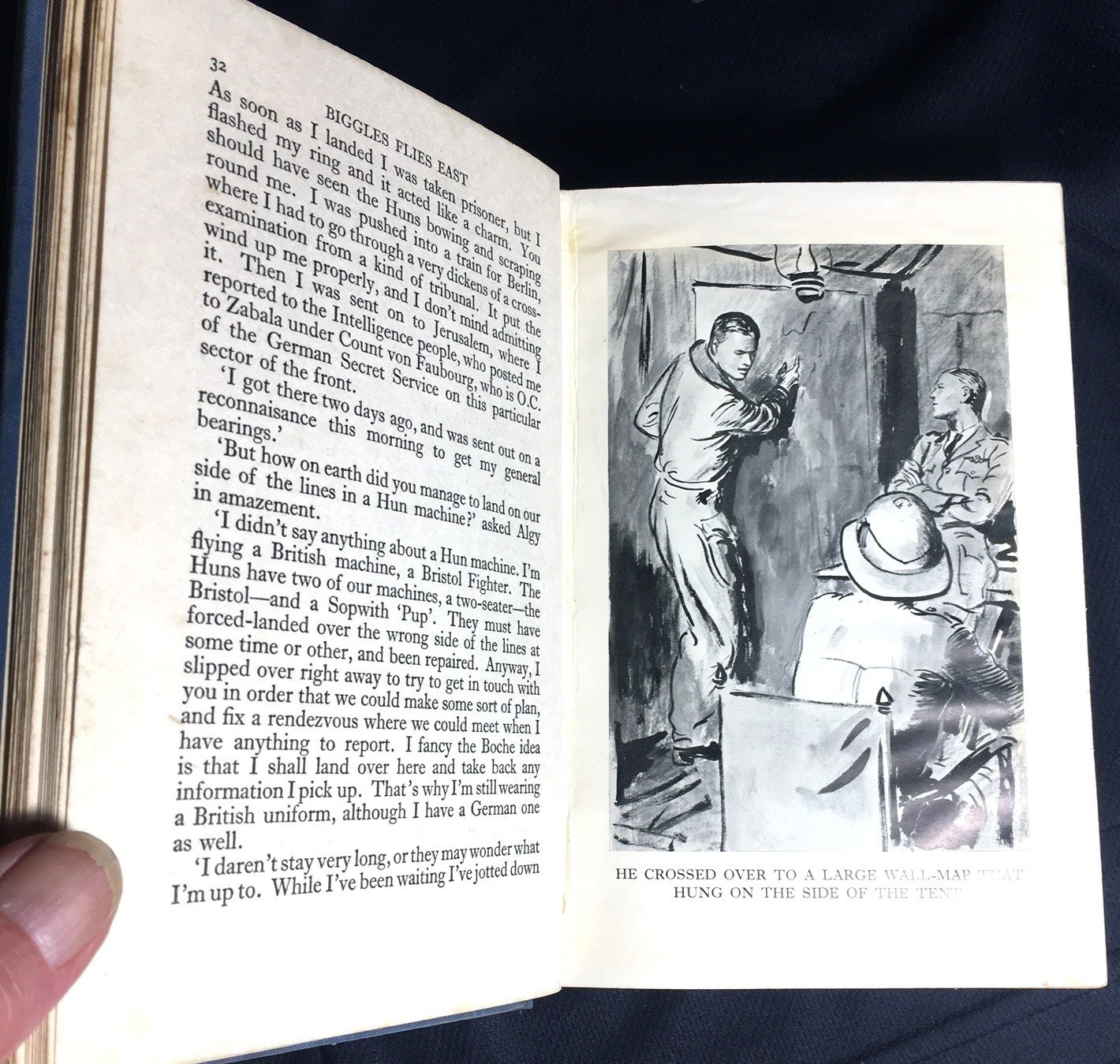 BIGGLES FLIES EAST – Captain W. E. Johns – 1935 – 1st EDITION