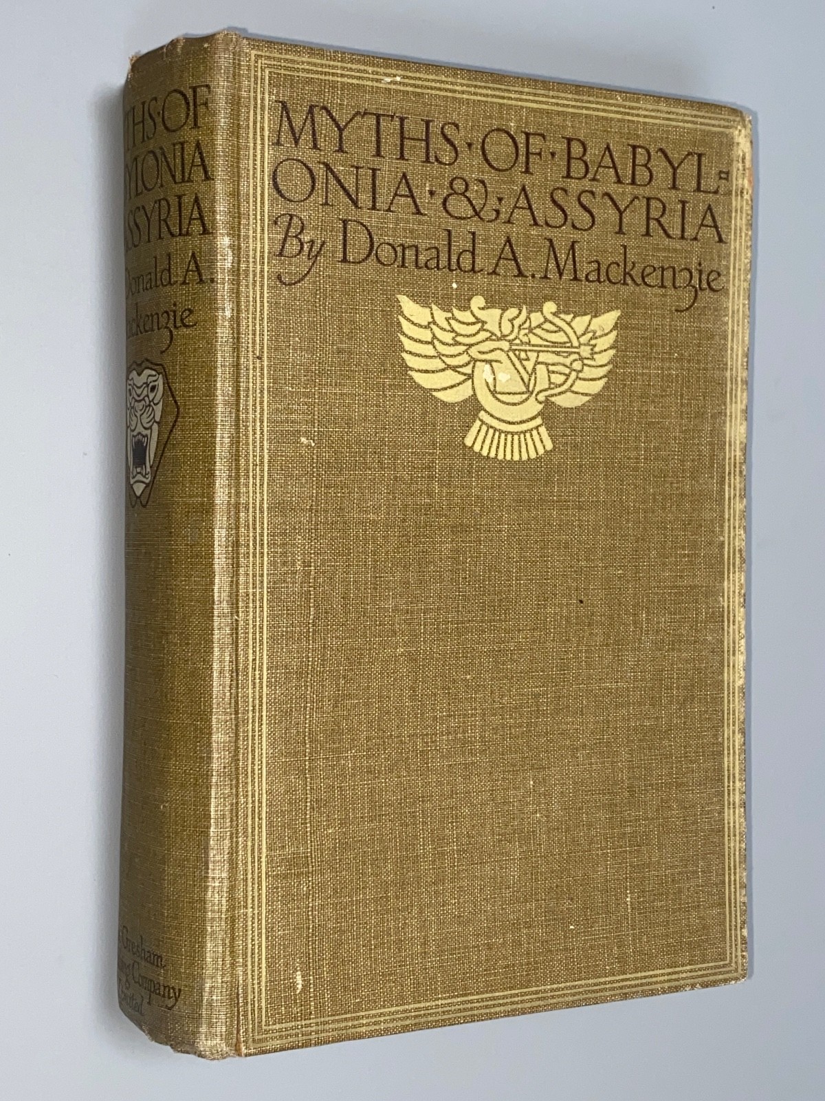 MYTHS OF BABYLONIA & ASSYRIA – Donald A Mackenzie [c1920] Illustrated Iraq Syria