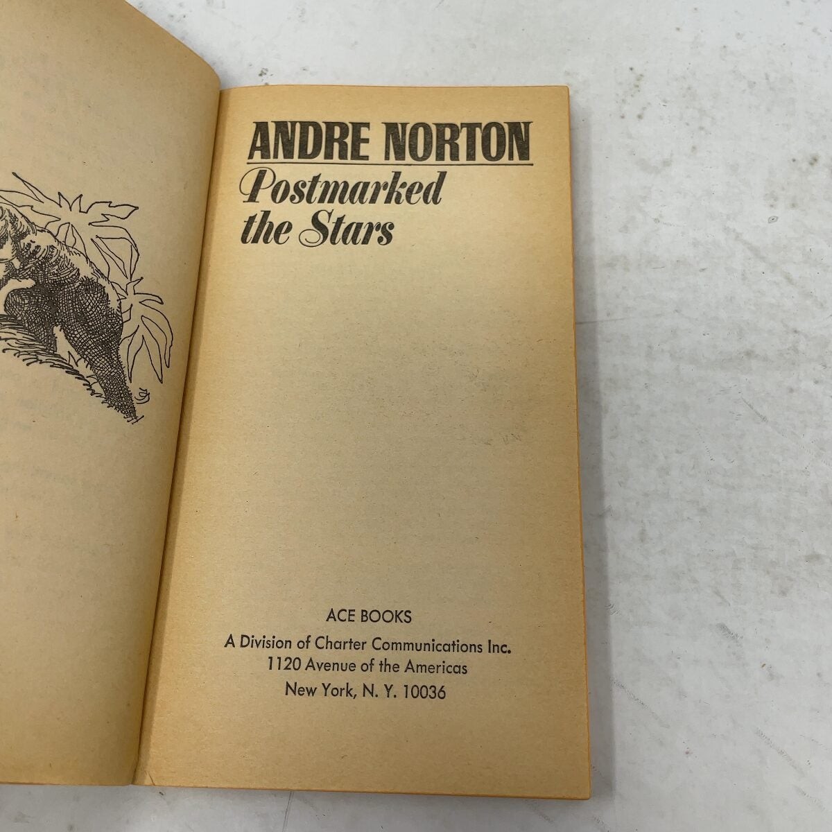 Postmarked the Stars by Andre Norton PB First Edition Very Good 1969