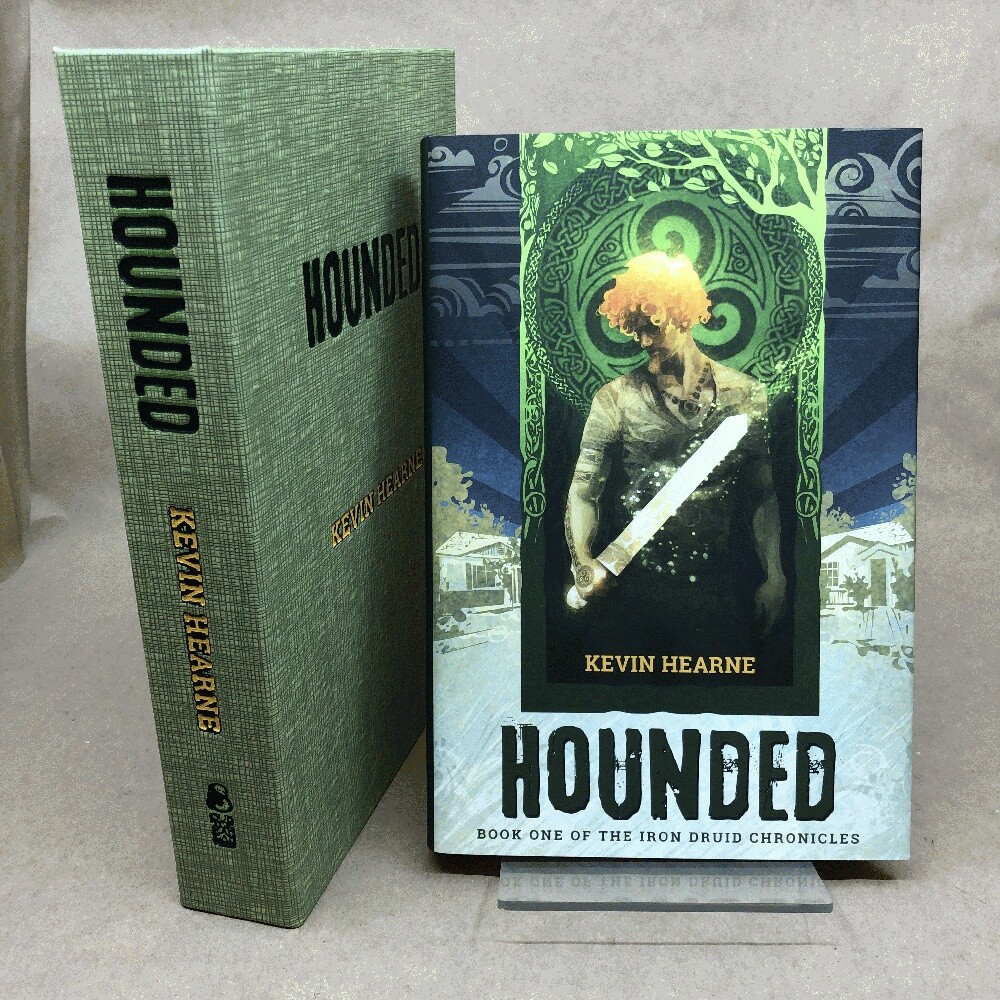 Hounded by Kevin Hearne (Signed, Lettered Edition, Traycase, Subterranean Press)