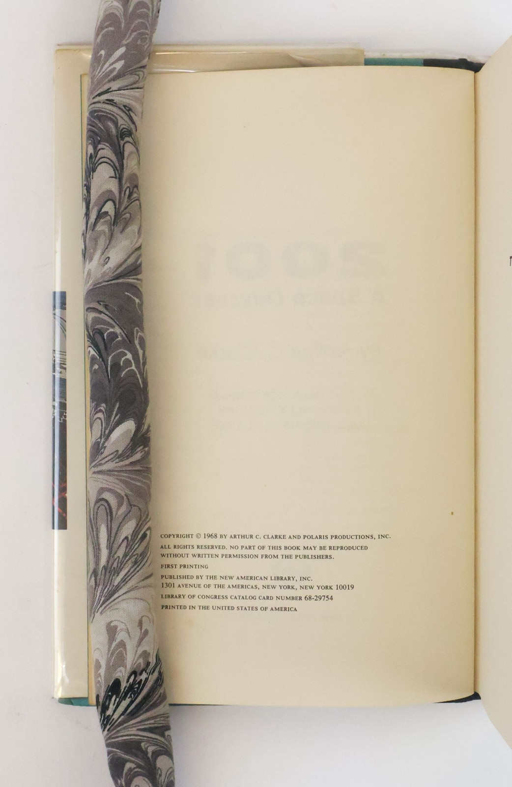 Arthur C Clarke, Robert McCall / 2001 A SPACE ODYSSEY 1st Edition 1968