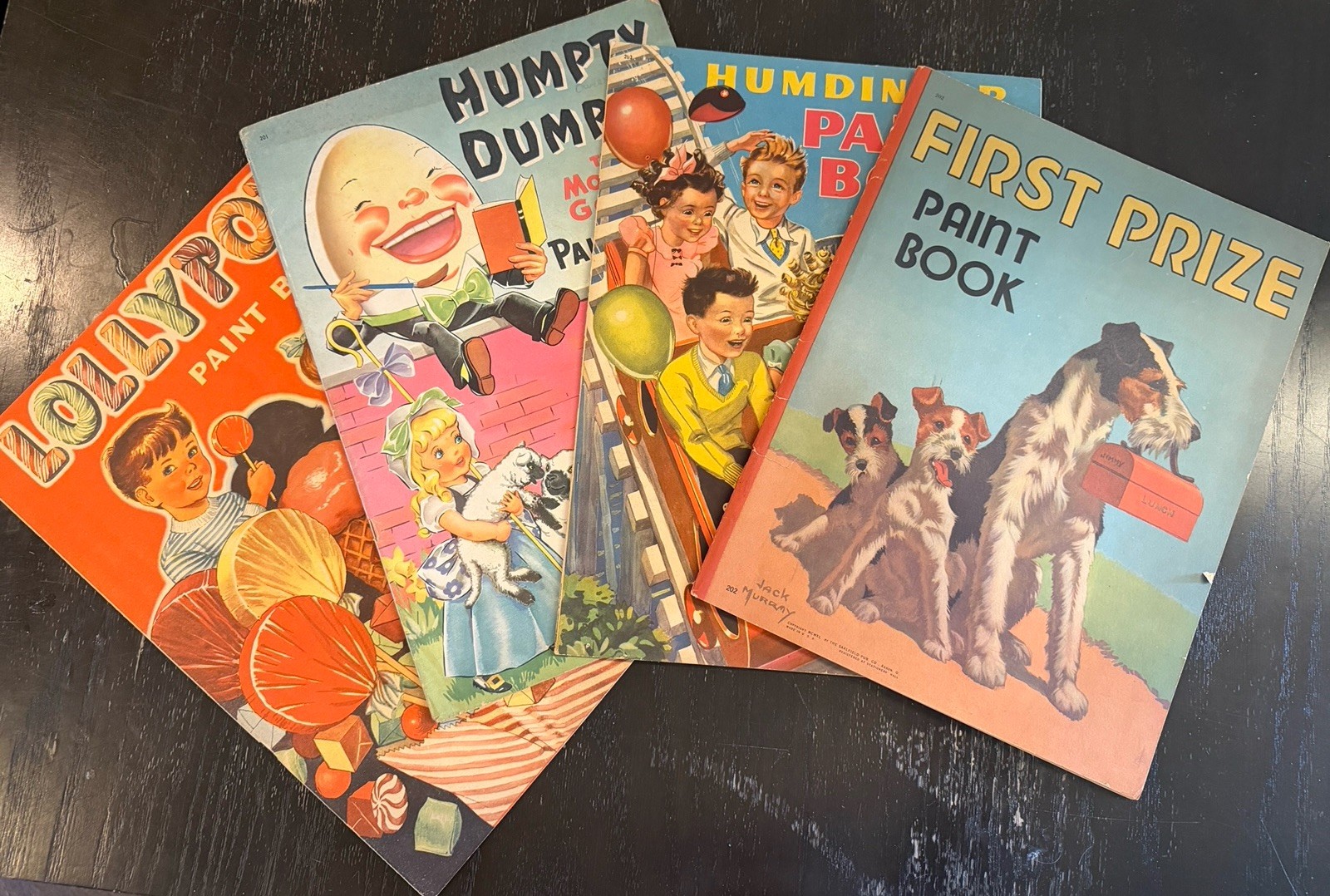 Vintage Unused Lrg Coloring Books From The 1940’s 1950’s Lilia Saalfield Merrill