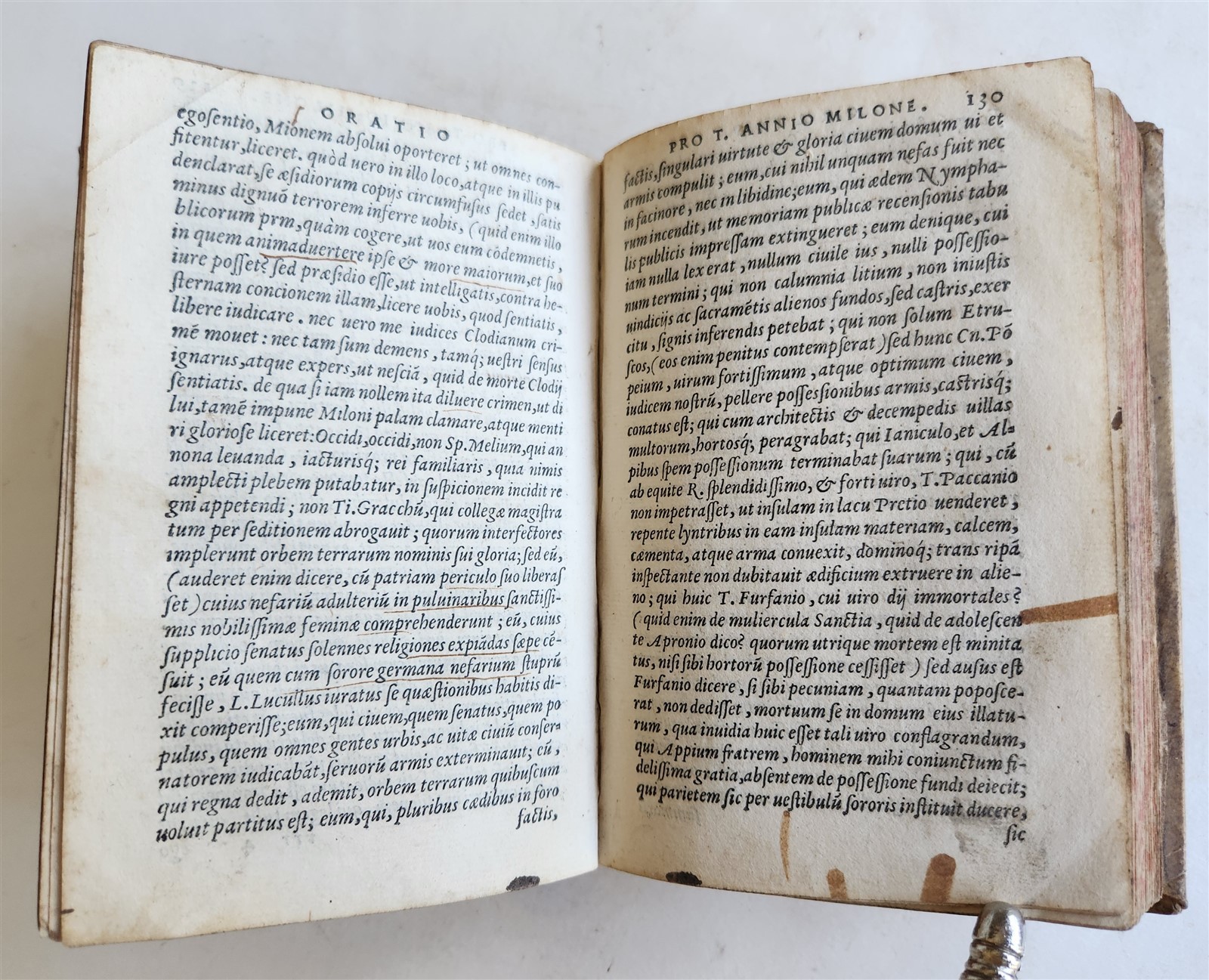 1559 ALDUS PRESS CICERO edited by Paolo Manuzio antique VELLUM 16th CENT. Aldine