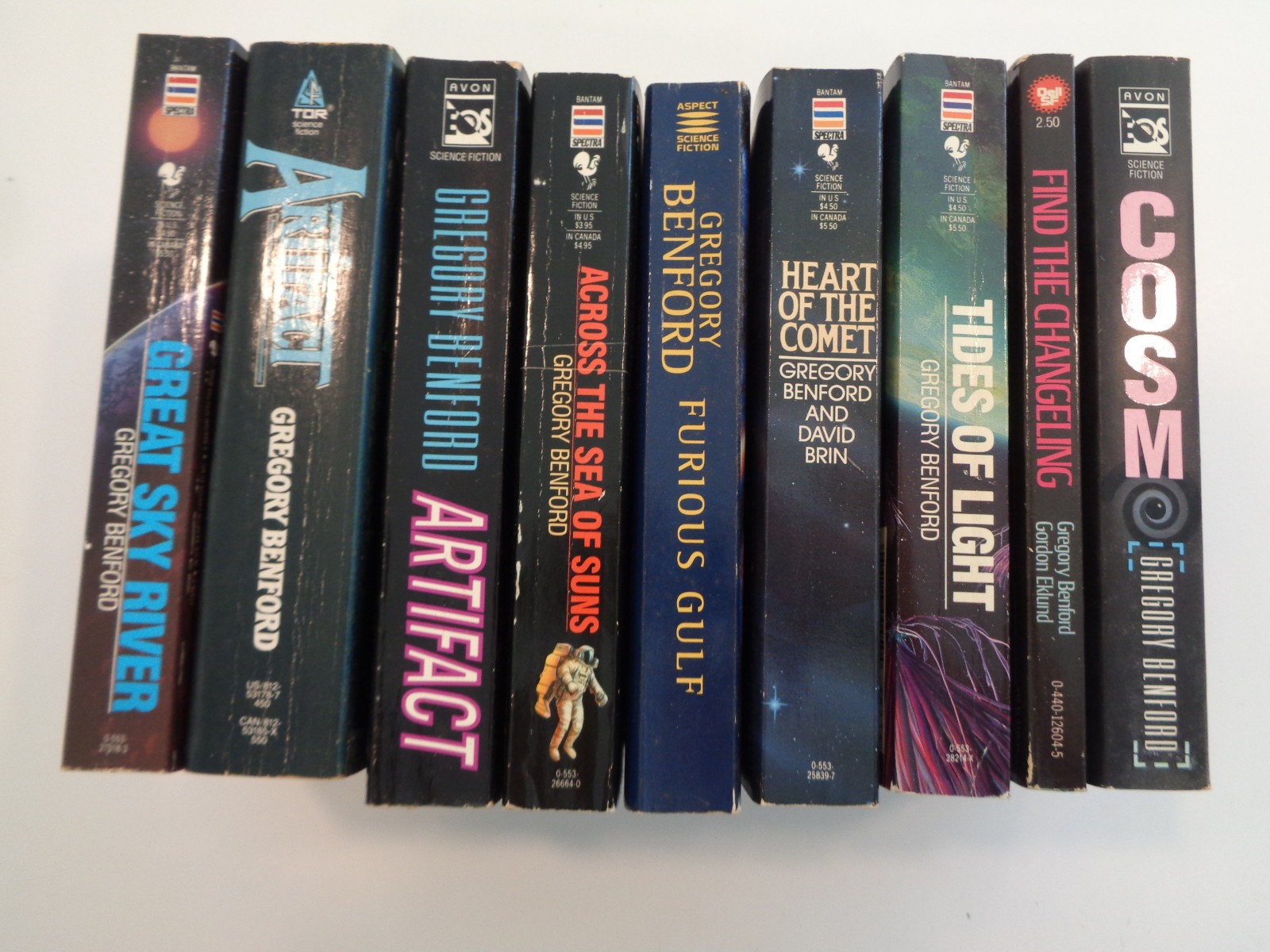 Lot Of 9 Gregory Benford Novels Vintage Science Fiction SF Paperbacks