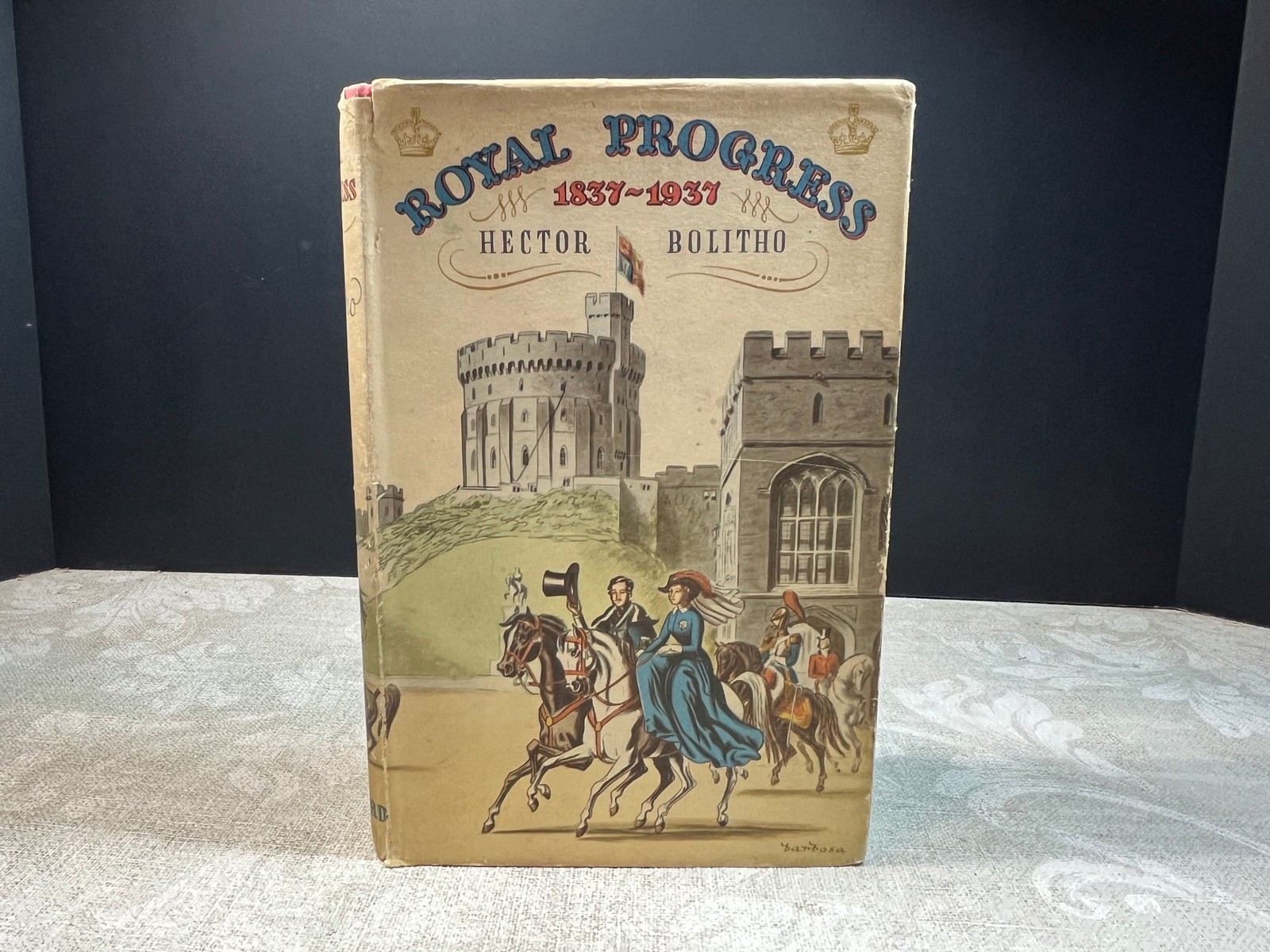 1937 Royal Progress by Hector Bolitho 1st Ed B. T. Batsford Ltd First Printing
