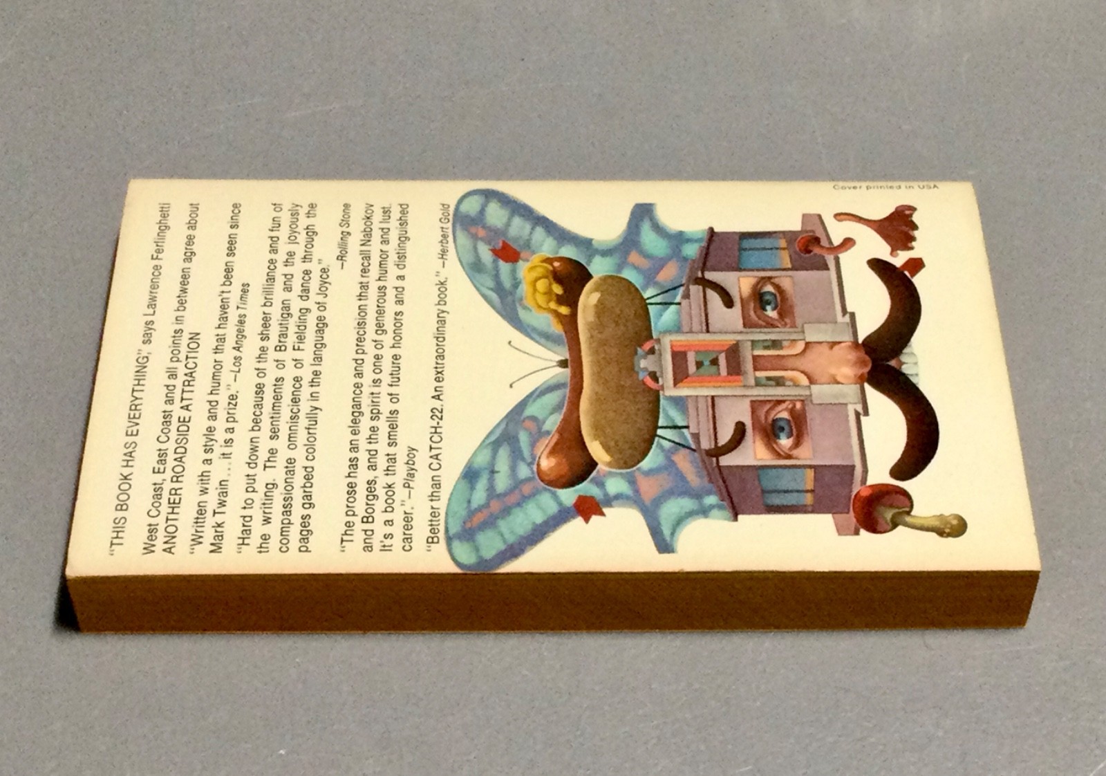ANOTHER ROADSIDE ATTRACTION by Tom Robbins (1972) 1st Printing Unopened pristine